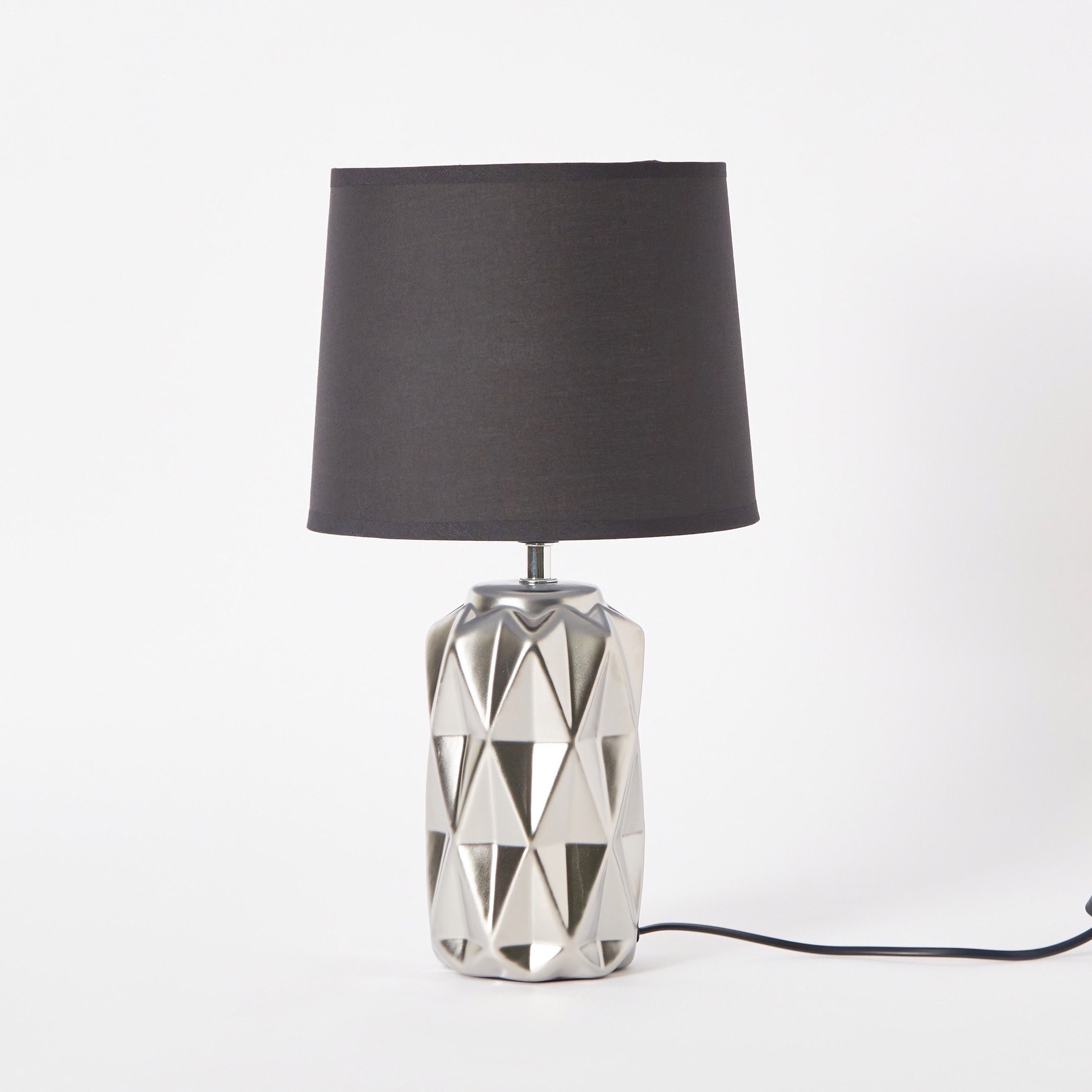 مصباح طاولة سيراميك بقاعدة بارزة الملمس من ألور - 23x23x39 سم-hbxlivingroom-lighting-tablelamps-image-5