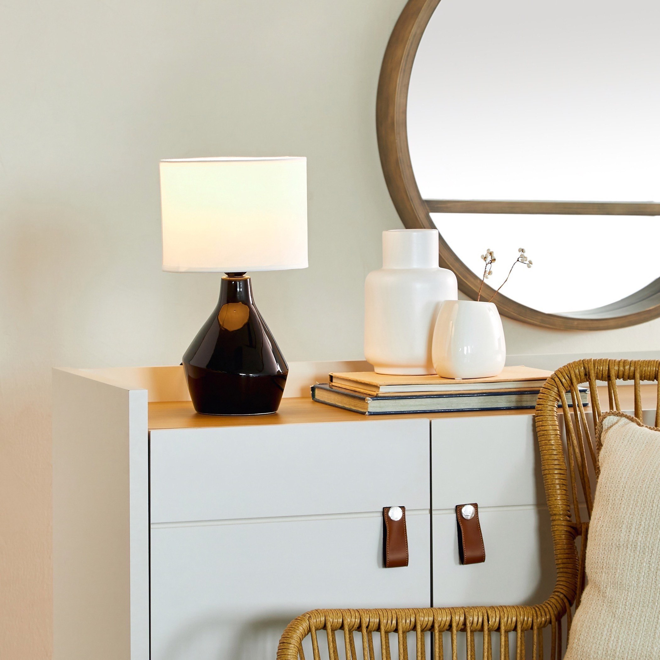 مصباح طاولة سيراميك من ألور - 20x20x37 سم-hbxlivingroom-lighting-tablelamps-image-5