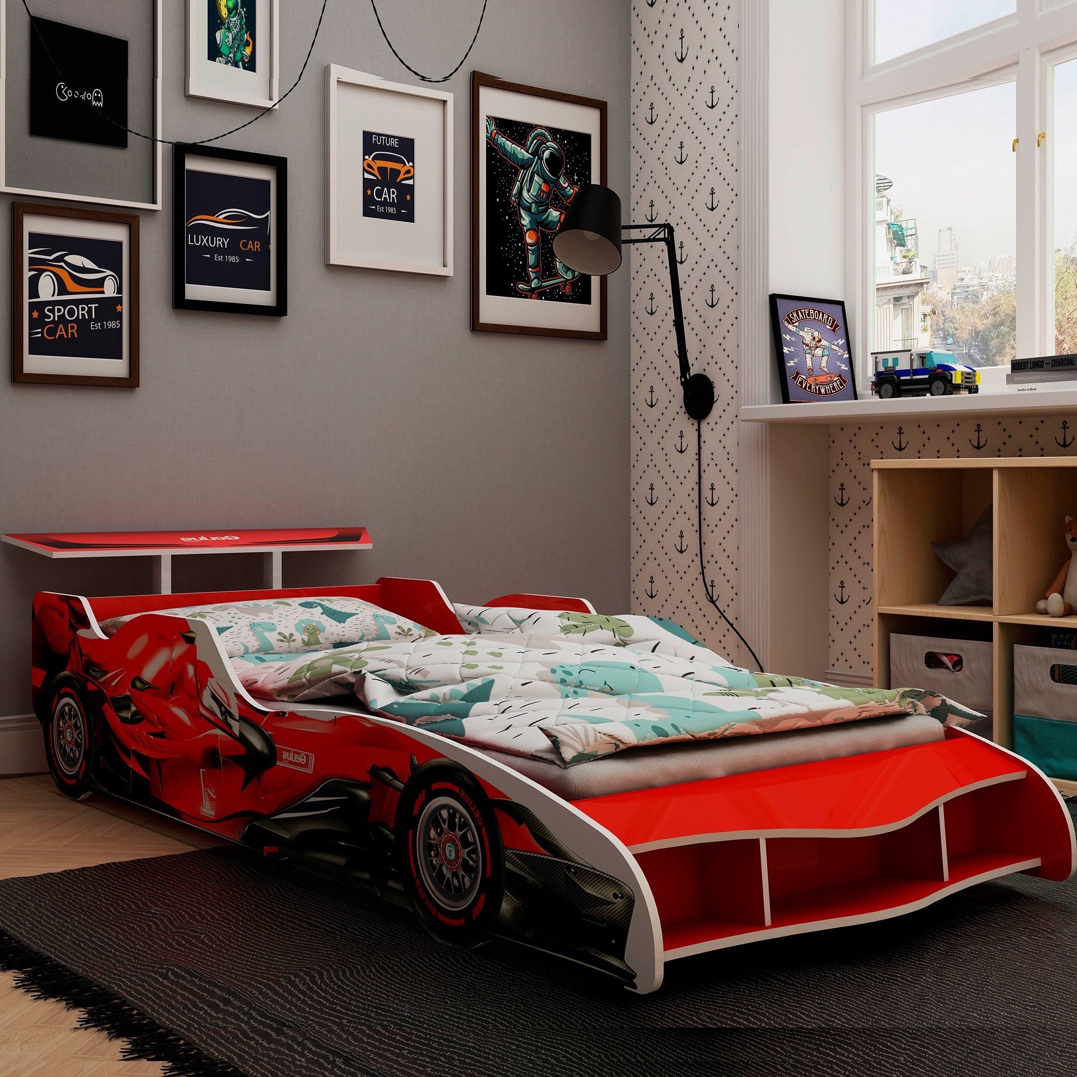 Single car shop bed