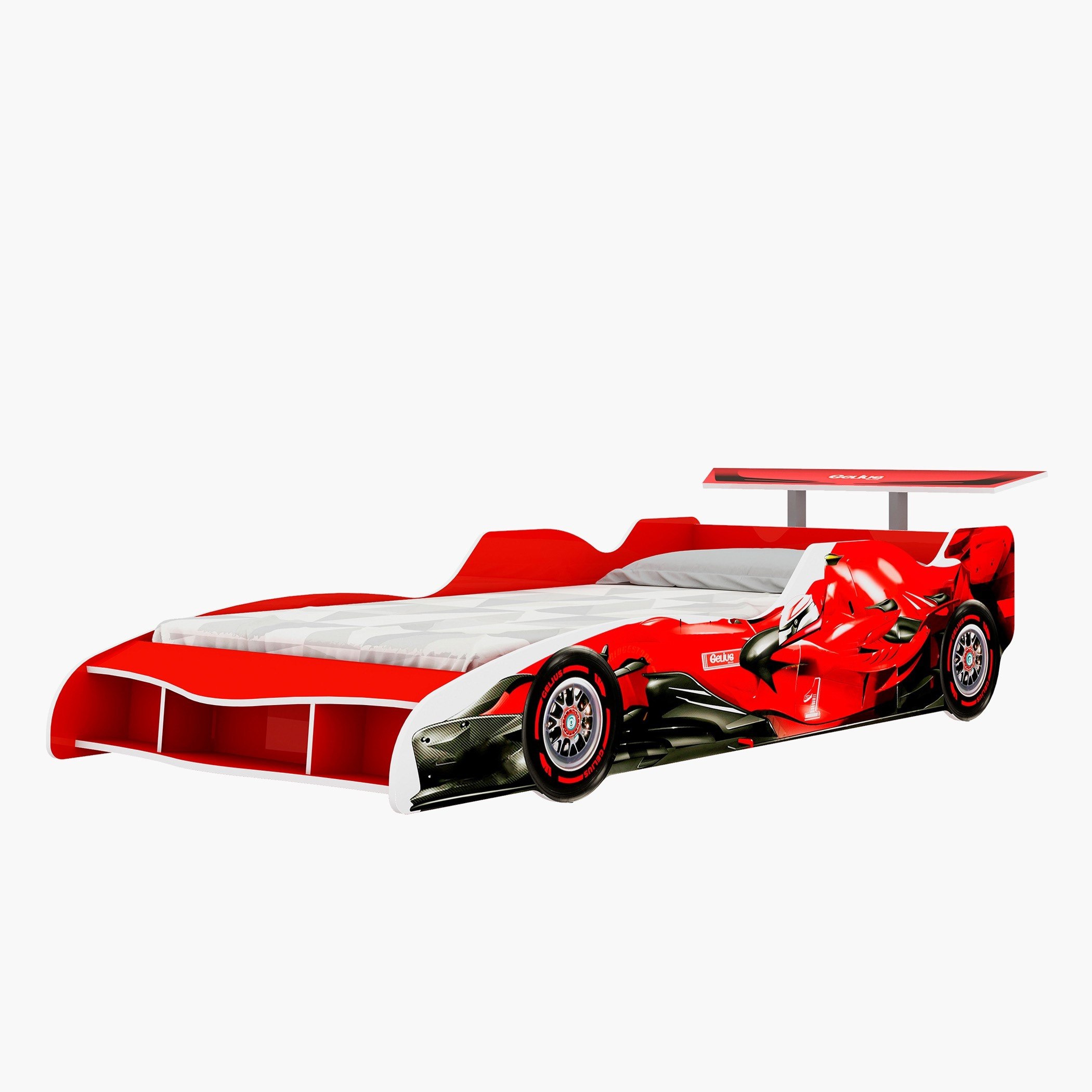 Movo Vanilla F1 Single Car Bed - 90x190 cm-hbxfurniture-bedsandbedsets-beds-single-image-2