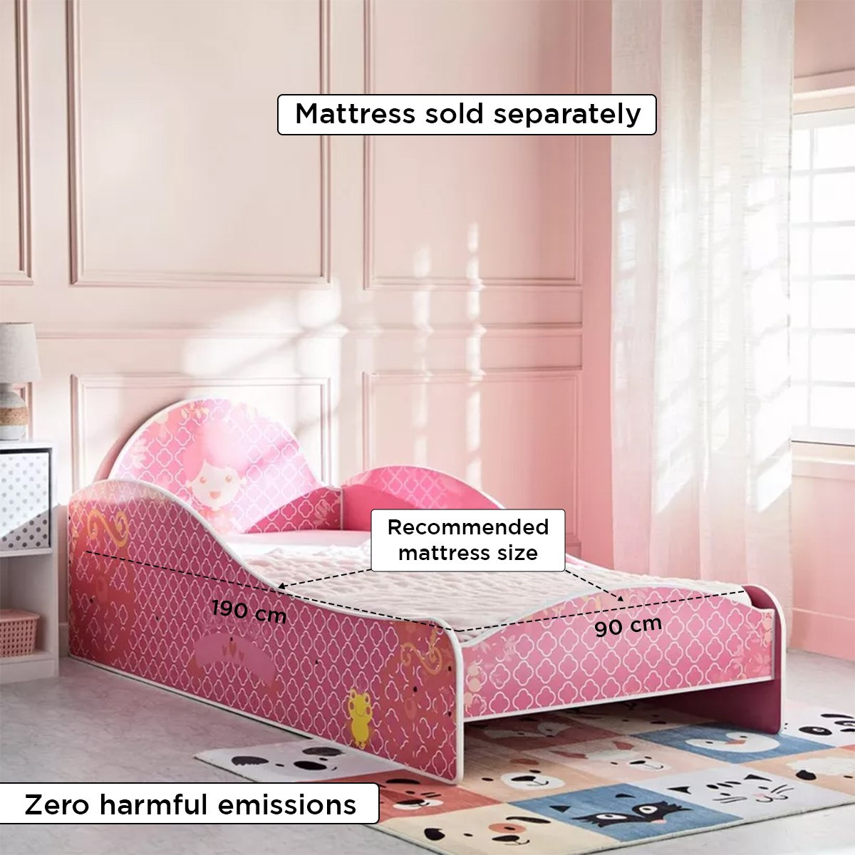 سرير فردي بتصميم عربة - برنسيس كاسينا من موڤو- 90x190 سم-hbxfurniture-bedsandbedsets-beds-single-image-5