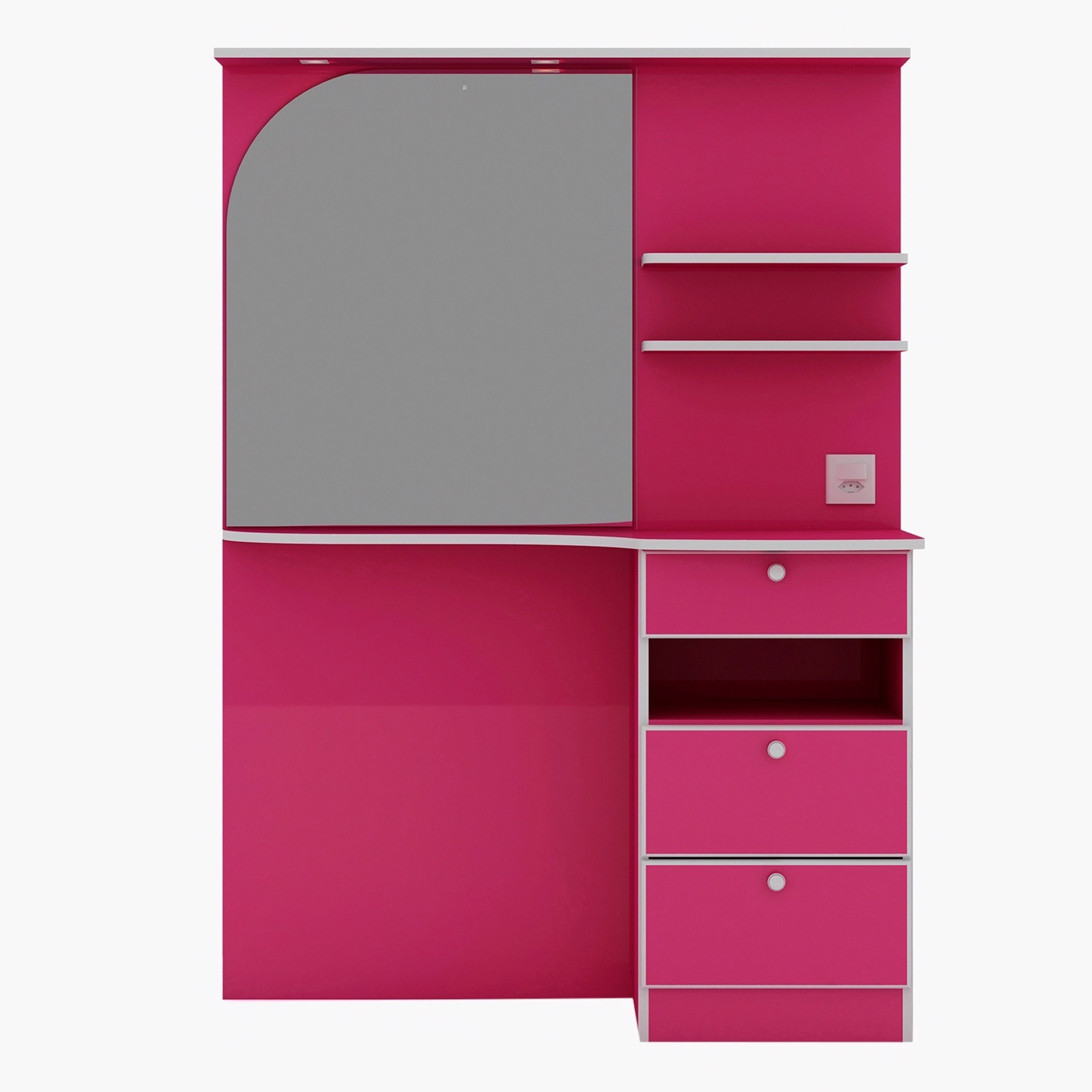 طاولة تزيين مع مرآة - برنسيس كاسينا من موڤو-hbxfurniture-kidsroom-kidsdressersandmirrors-image-2