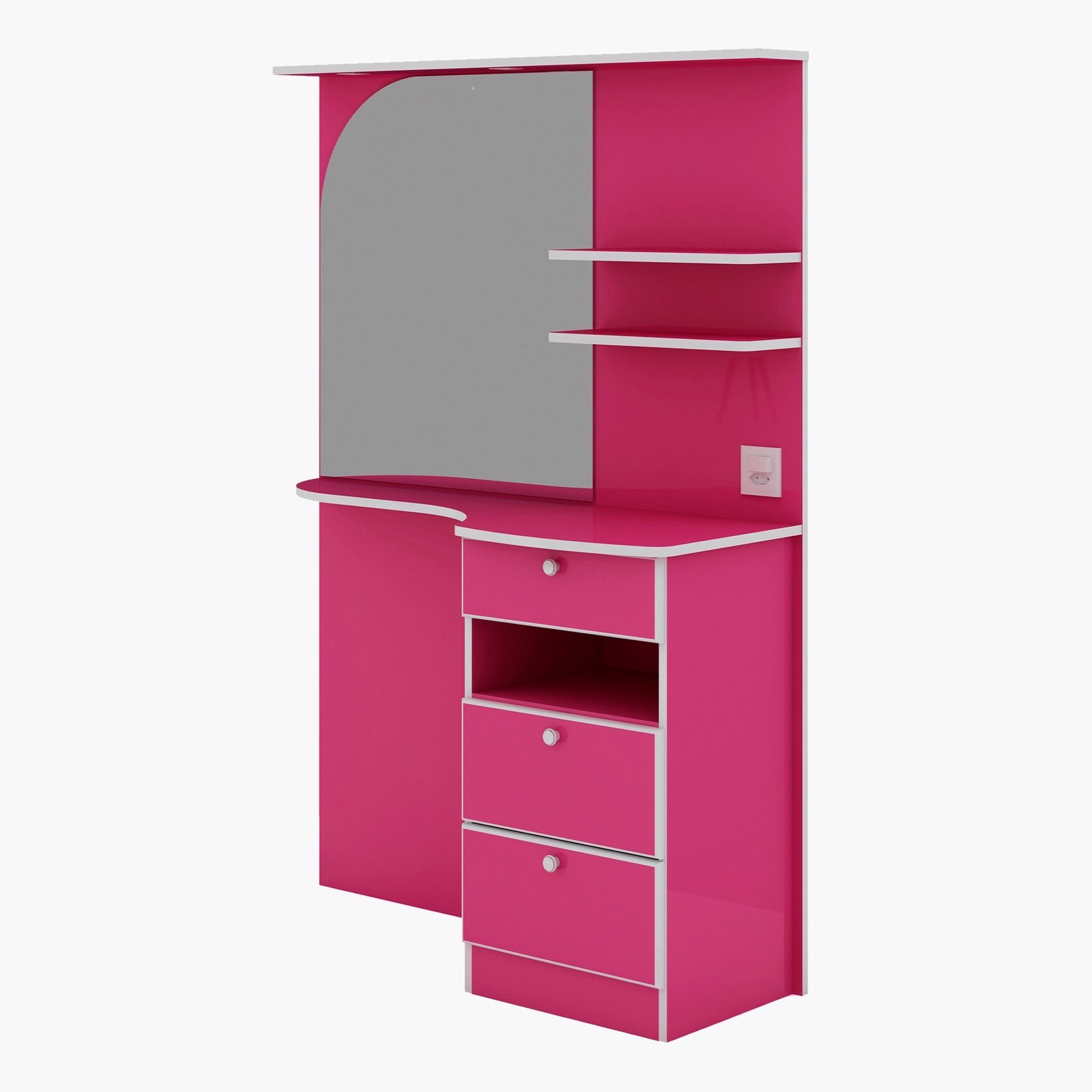 طاولة تزيين مع مرآة - برنسيس كاسينا من موڤو-hbxfurniture-kidsroom-kidsdressersandmirrors-image-3
