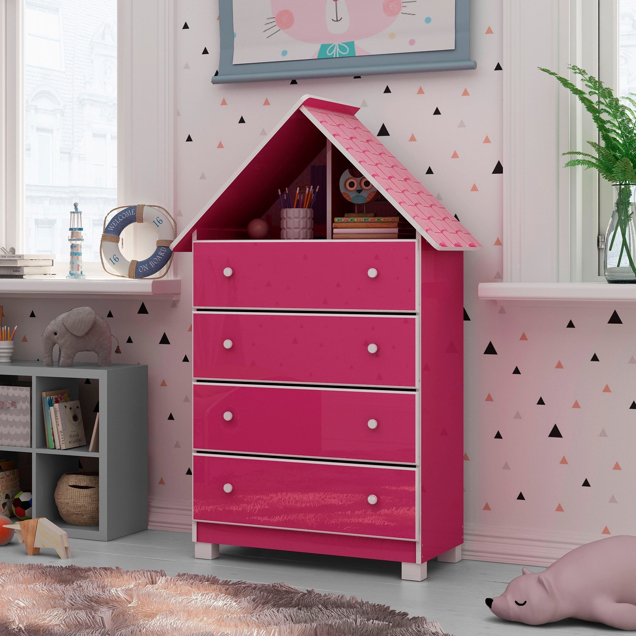 وحدة تخزين 4 أدراج - كاسينا من موڤو-hbxkidsandyouth-dressersandchests-chestofdrawers-image-1