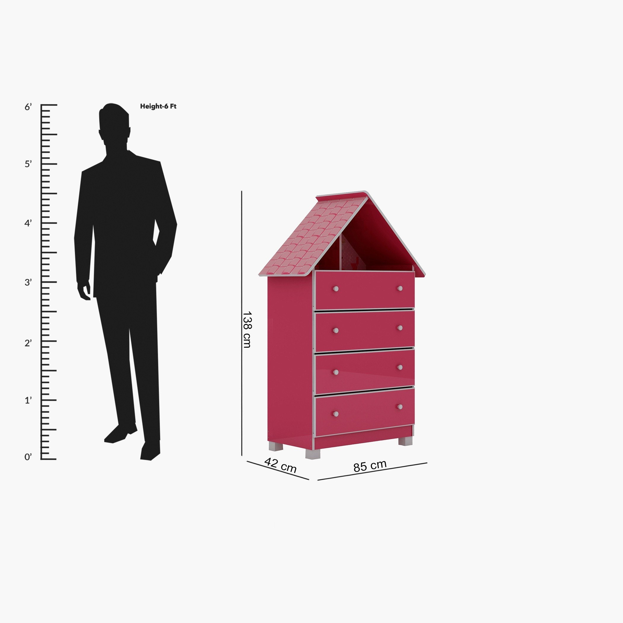 وحدة تخزين 4 أدراج - كاسينا من موڤو-hbxkidsandyouth-dressersandchests-chestofdrawers-image-5