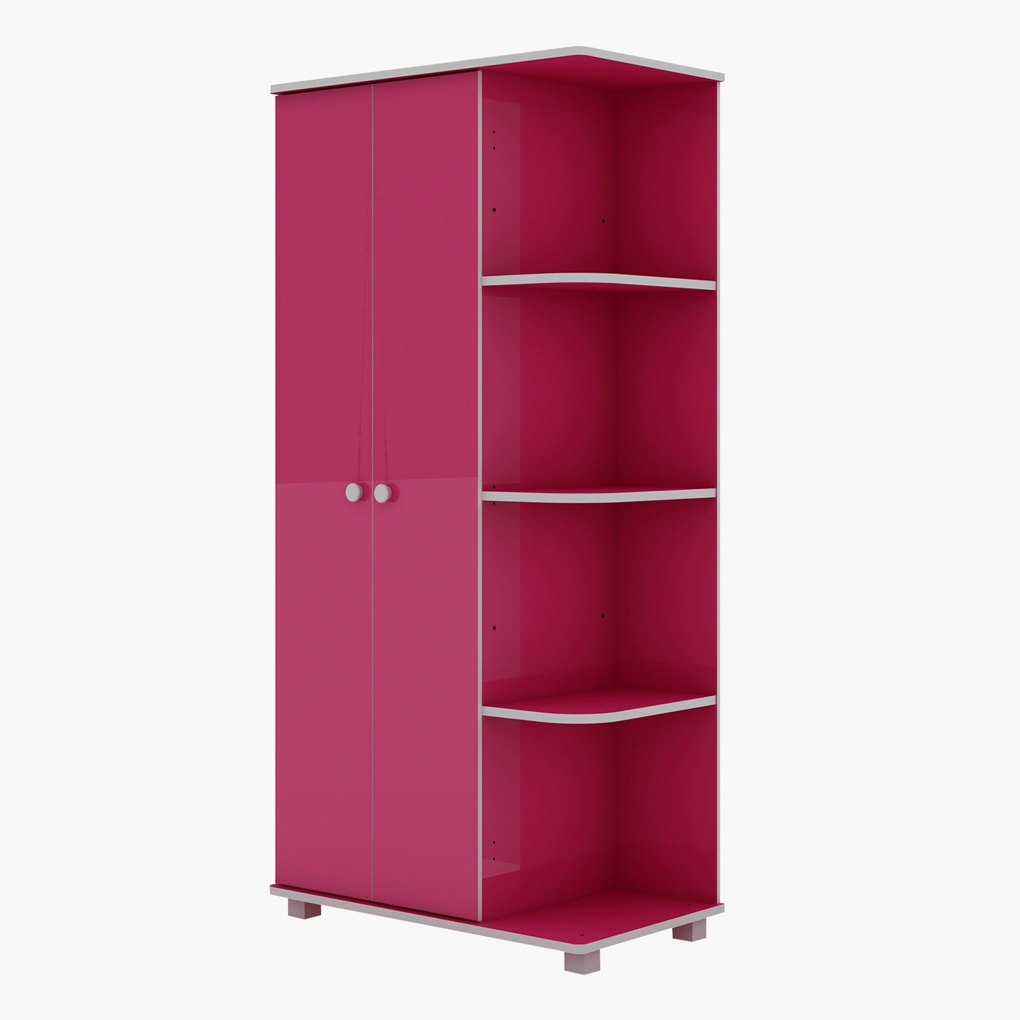 Movo Princess Cassina 2-Door Wardrobe with Shelf-hbxfurniture-wardrobes-image-3