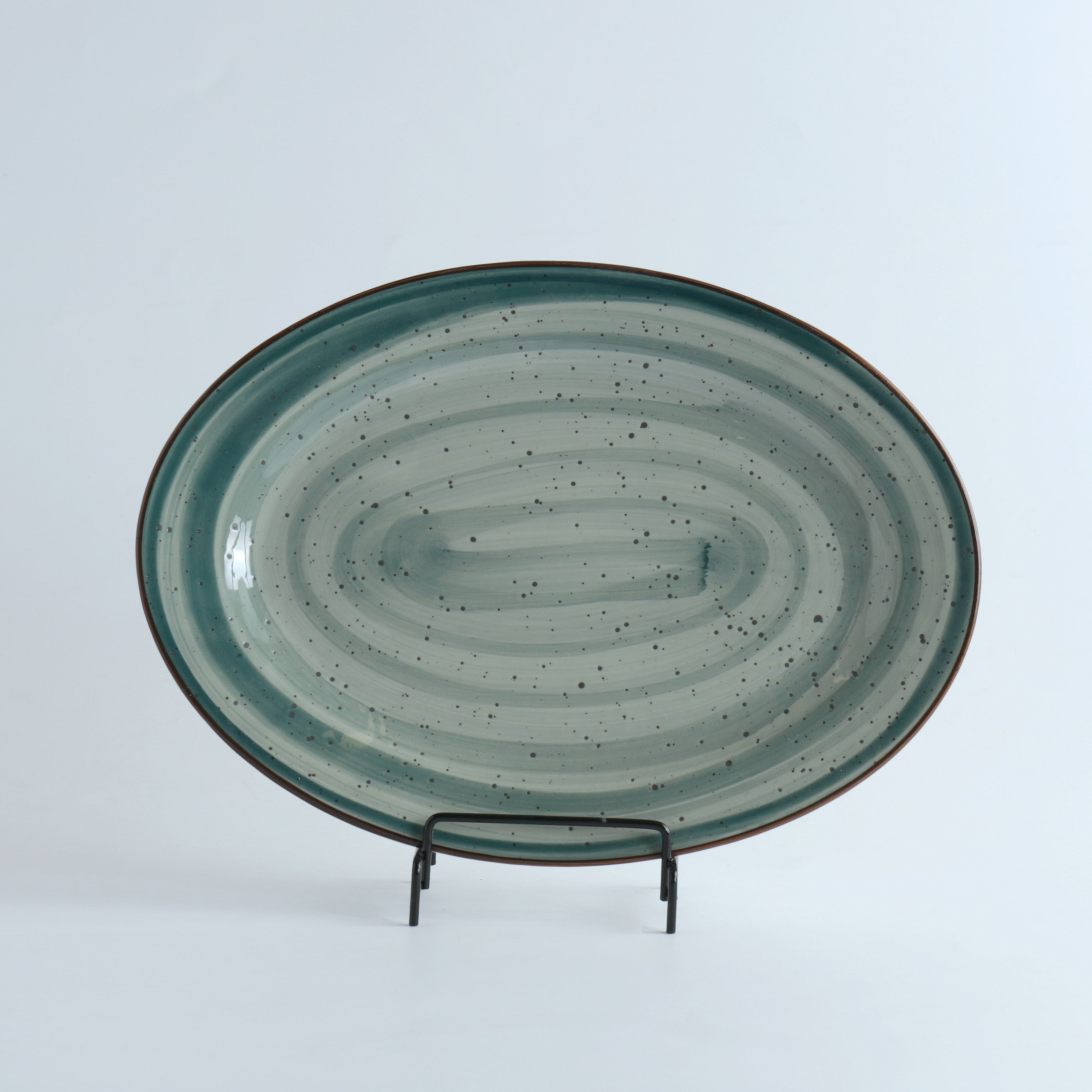 صحن بيضاوي بورسلين من سبيكتروم - 30 سم-hbxdecorandfurnishings-tabletop-serveware-image-1