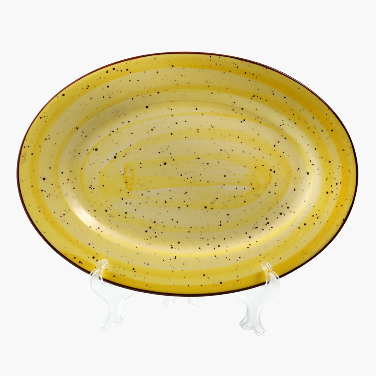صحن بيضاوي بورسلين من سبيكتروم - 30 سم-hbxdecorandfurnishings-tabletop-serveware-image-1
