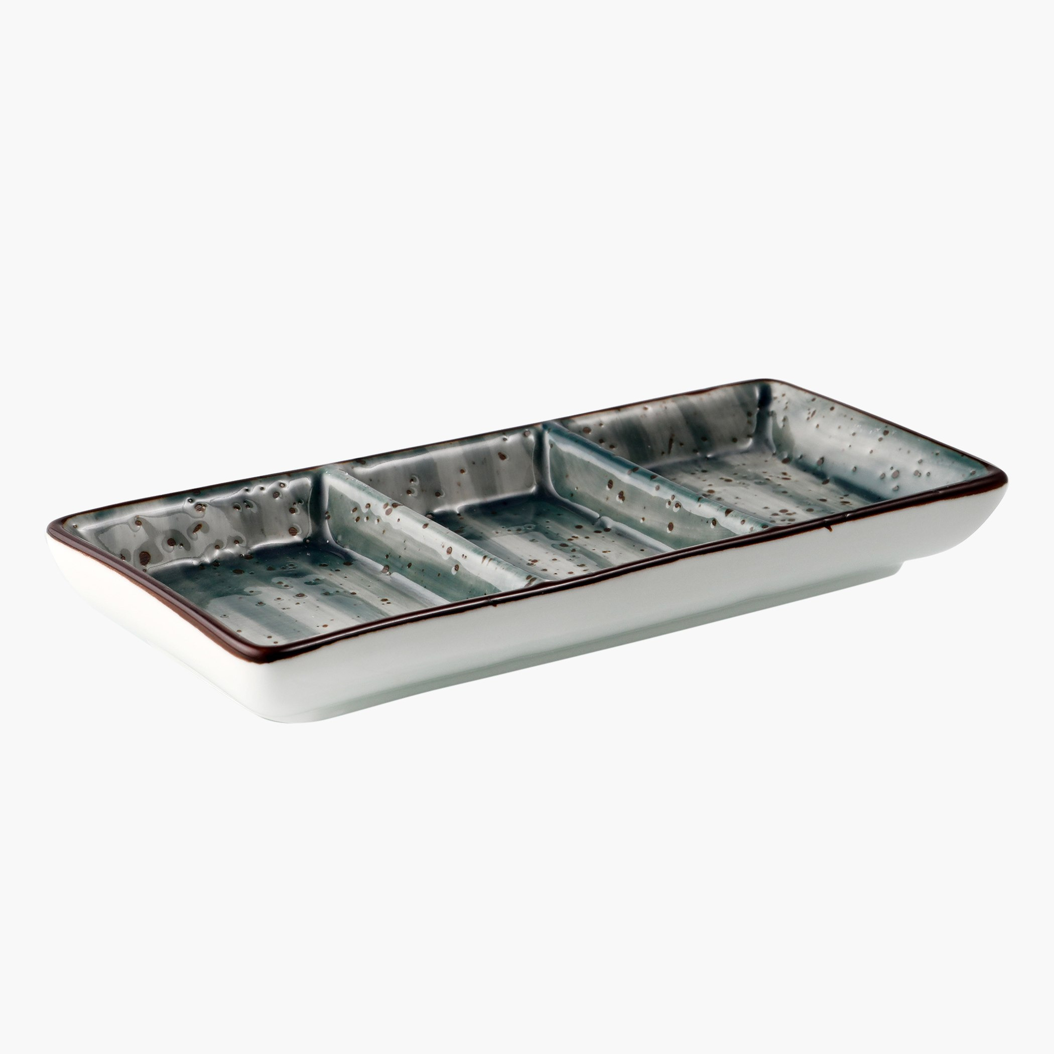 صحن بورسلين مستطيلي بـ3 أقسام من سبكتروم - 18 سم-hbxdecorandfurnishings-tabletop-serveware-image-2