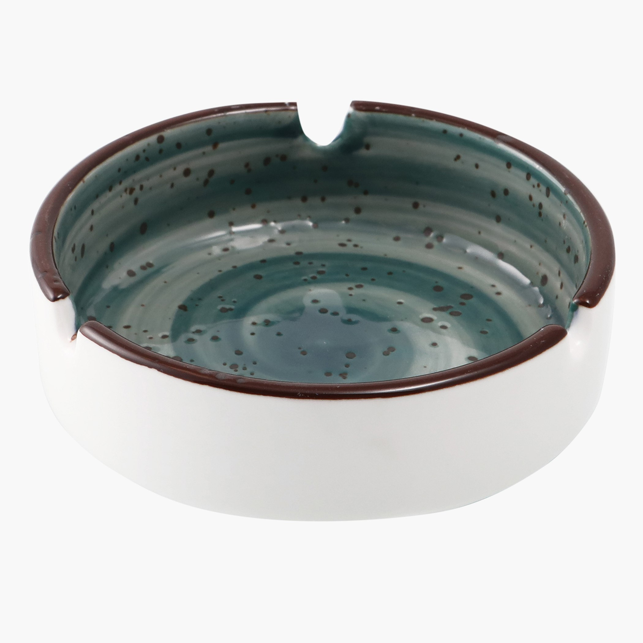 منفضة سجائر بورسلين مستديرة من سبكتروم - 10 سم-hbxdecorandfurnishings-tabletop-crockery-image-2