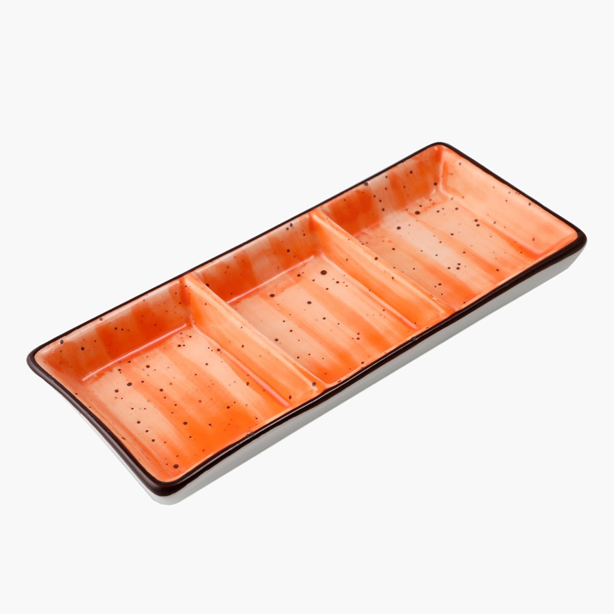 صحن بورسلين مستطيلي بـ3 أقسام من سبكتروم - 18 سم-hbxdecorandfurnishings-tabletop-serveware-image-1