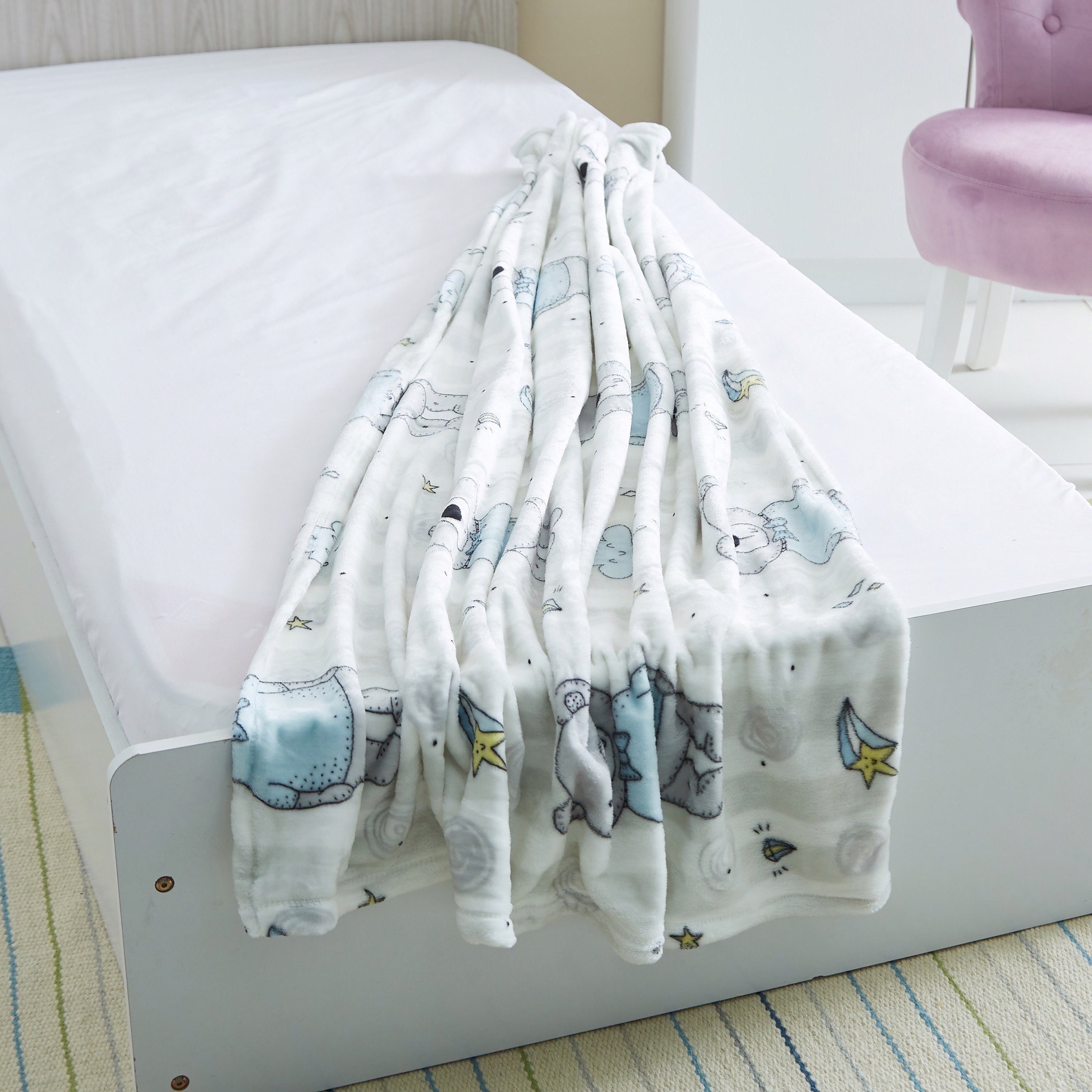 بطانية فردية بطبعات من سكويجل - 150 × 105 سم-hbxhomeware-hbxkidsandyouth-image-3