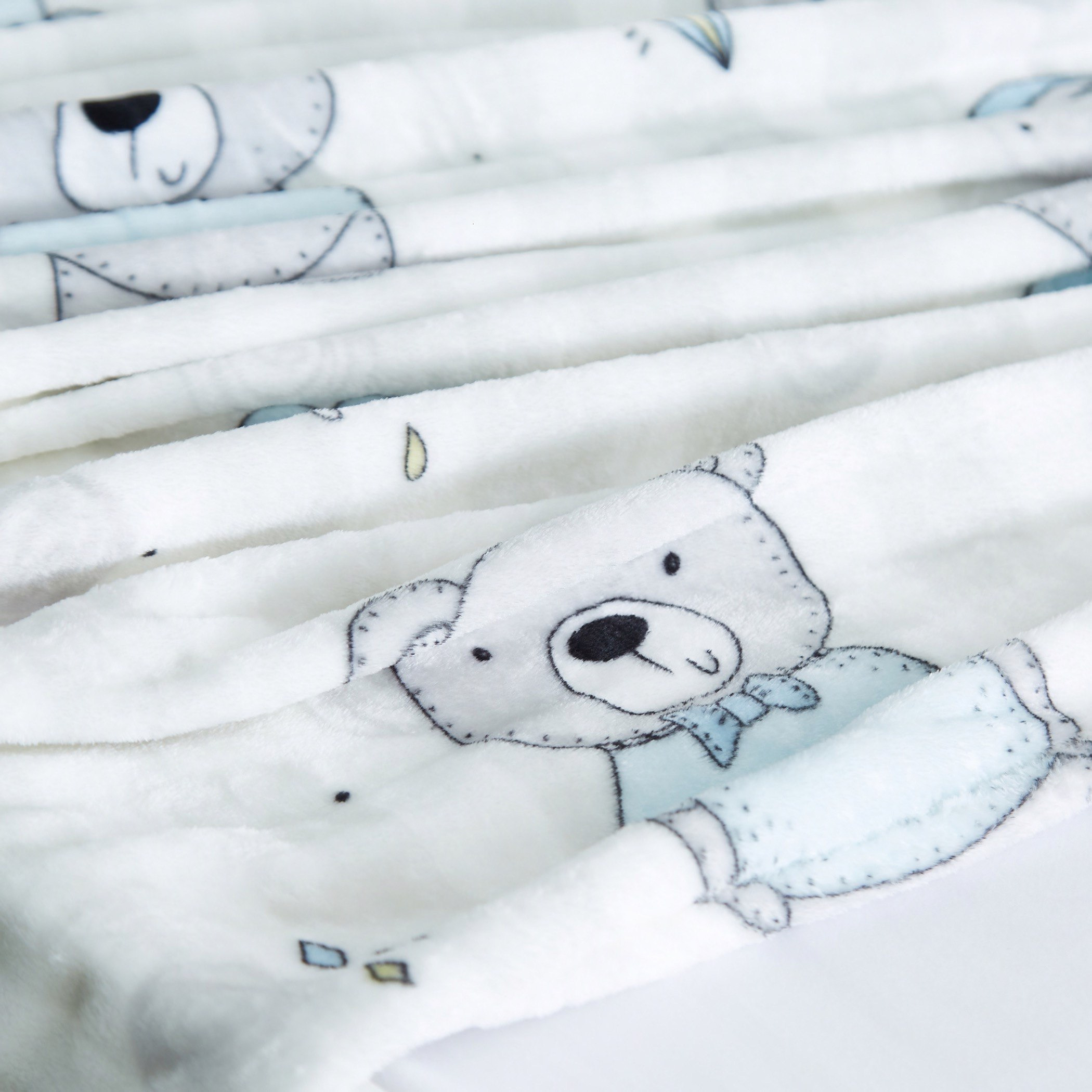 بطانية فردية بطبعات من سكويجل - 150 × 105 سم-hbxhomeware-hbxkidsandyouth-image-4