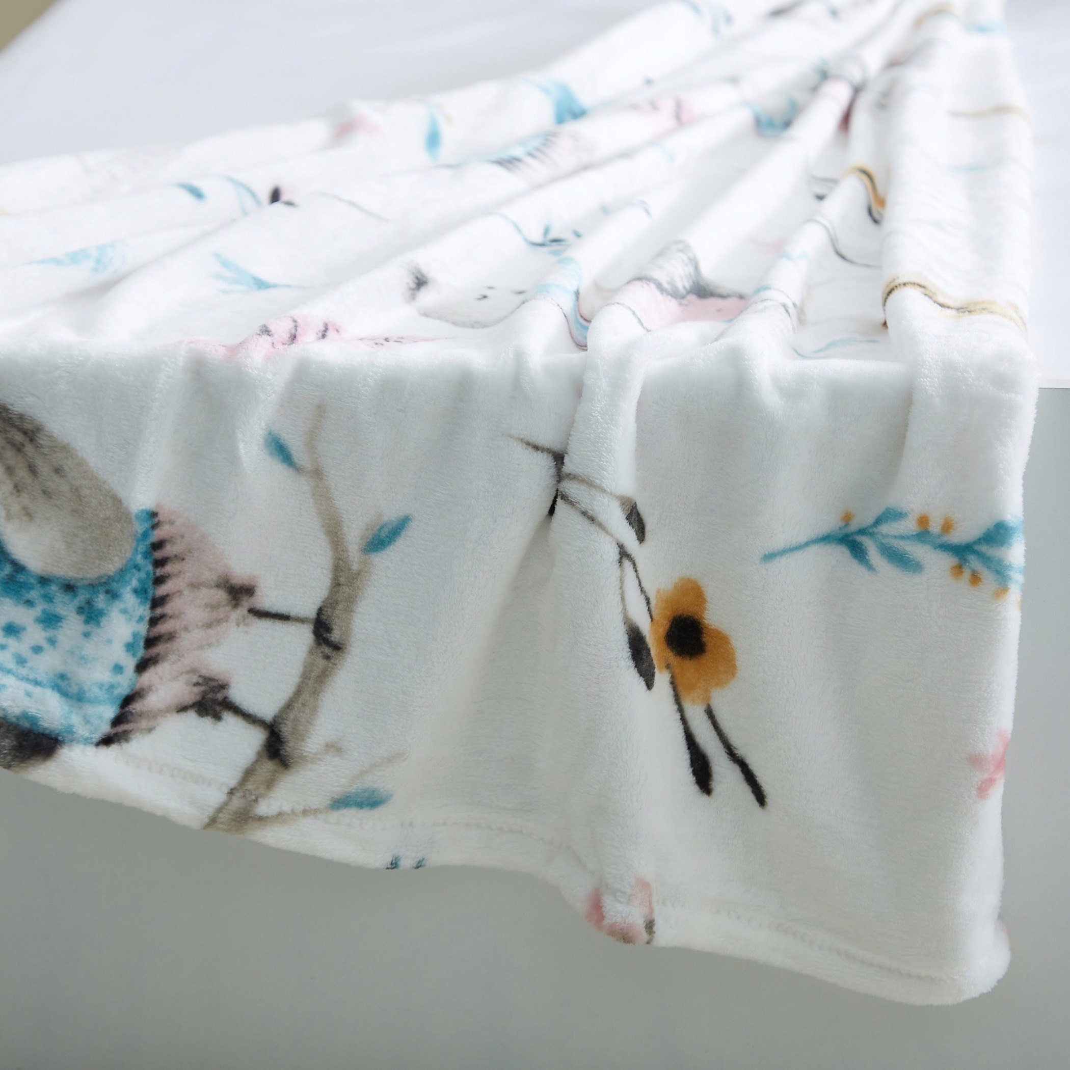 Squiggle Birds Printed Single Blanket - 150x105 cm-hbxhomeware-hbxkidsandyouth-image-5