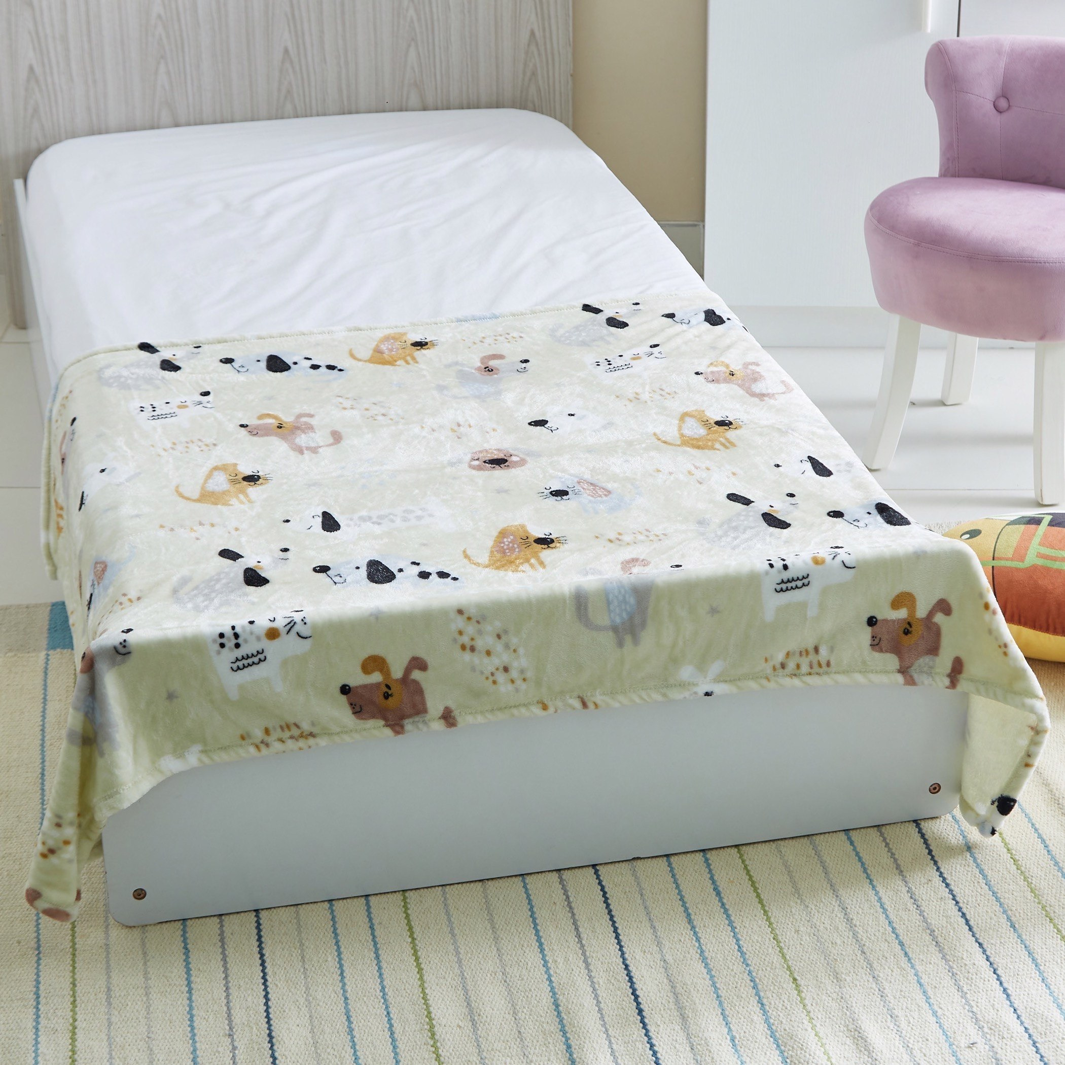 بطانية فردية بطبعات هابي بوبيز من سكويجل - 150×105 سم-hbxhomeware-hbxkidsandyouth-image-2