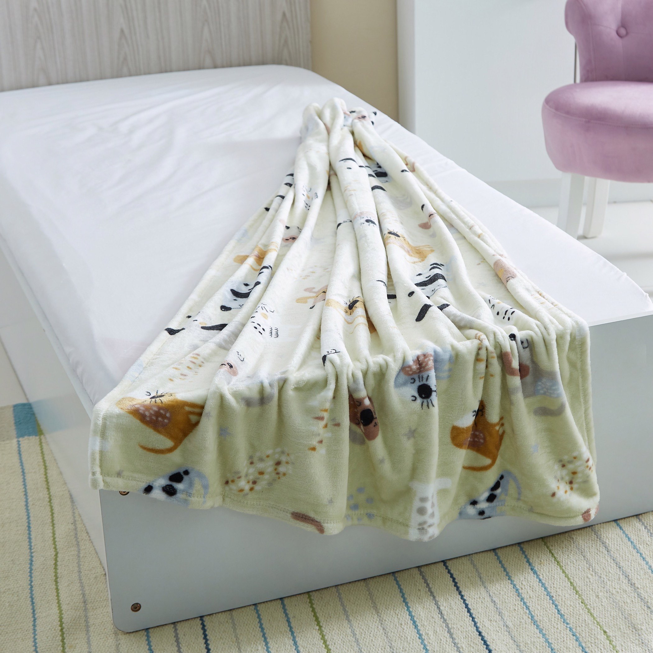 بطانية فردية بطبعات هابي بوبيز من سكويجل - 150×105 سم-hbxhomeware-hbxkidsandyouth-image-3