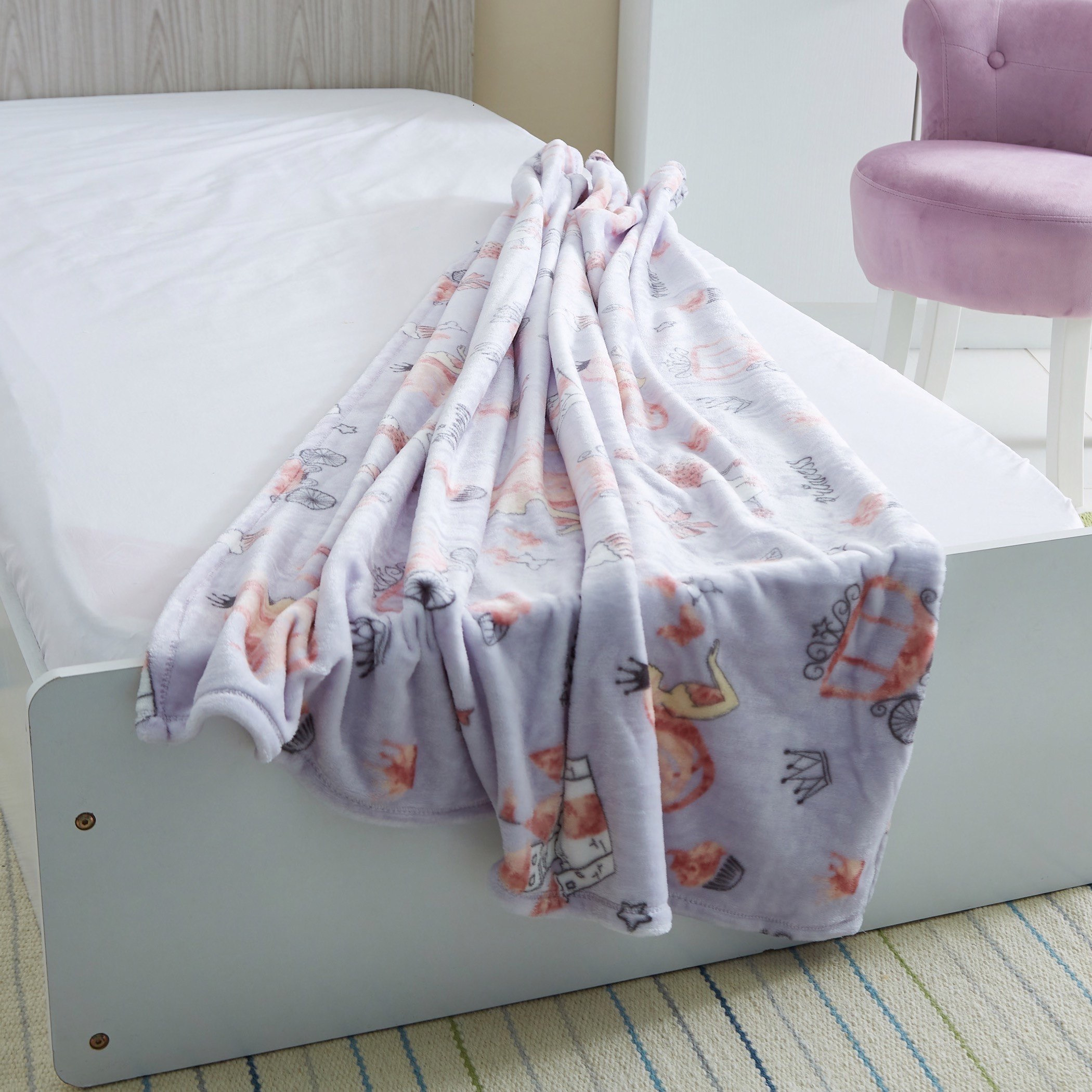 بطانية فردية بطبعات أميرات من سكويجل - 150x105 سم-hbxhomeware-hbxkidsandyouth-image-3
