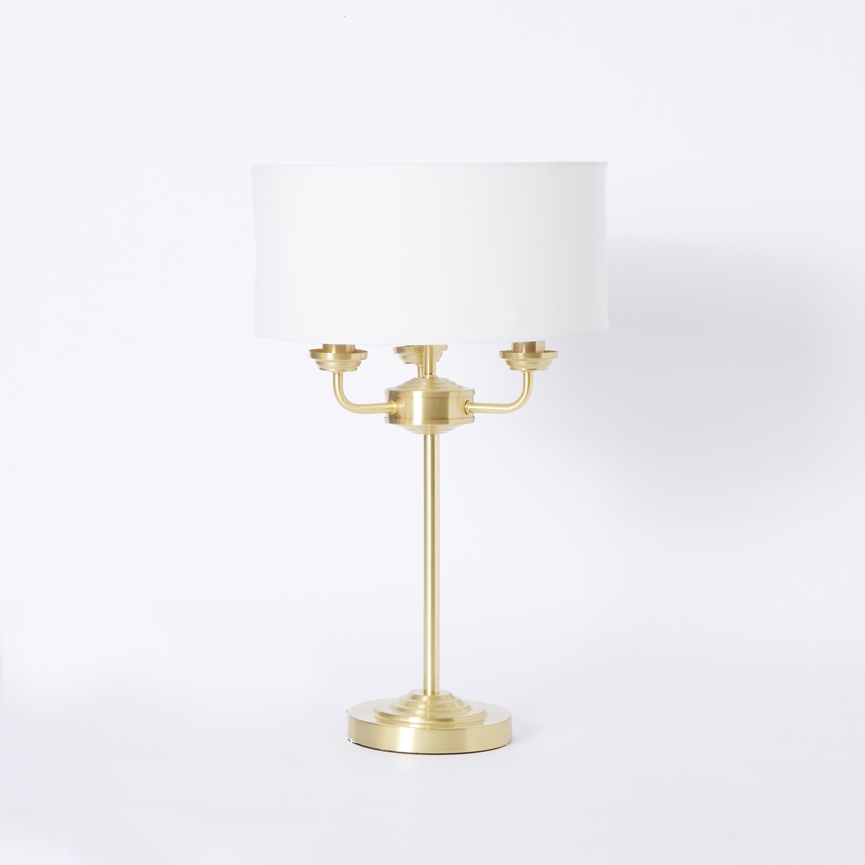 مصباح طاولة بغطاء وقاعدة ذهبية معدنية من نوفيليتي - 32x32x53 سم-hbxlivingroom-lighting-tablelamps-image-5