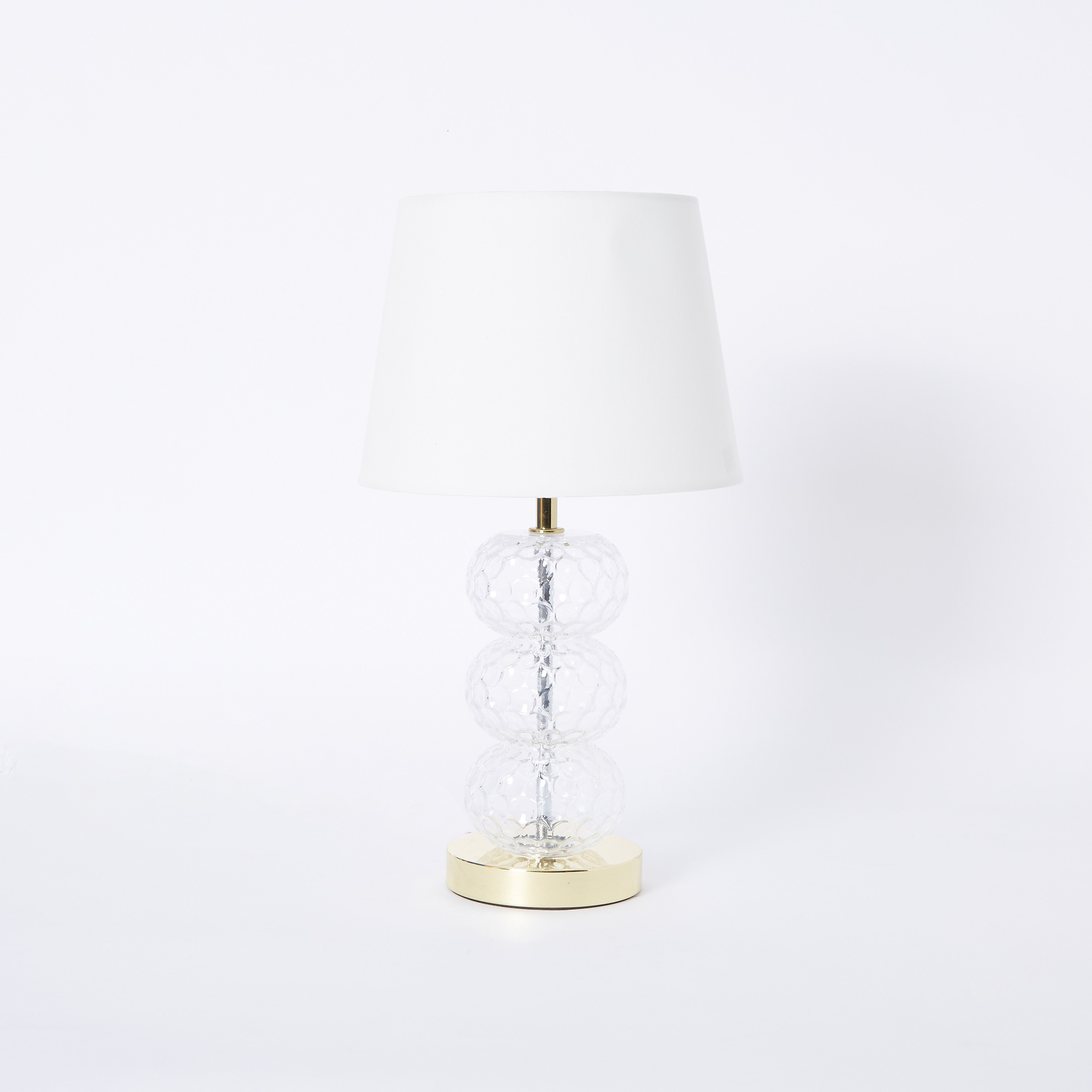 مصباح طاولة بقاعدة كريستال معدنية من نوفيلتي - 23x23x42 سم-hbxlivingroom-lighting-tablelamps-image-5