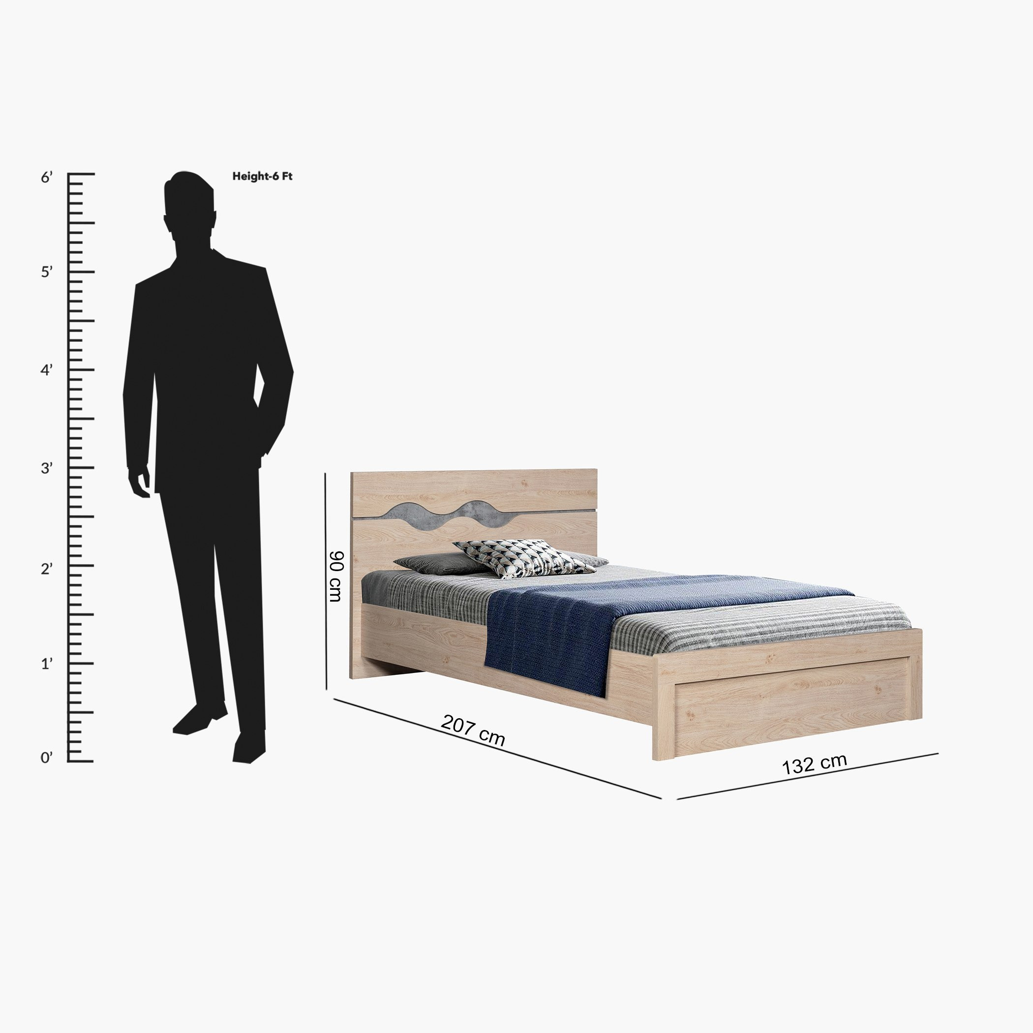 سرير توين - فيجي من موڤو  - 120x200 سم-hbxbedroom-bedsandbedsets-beds-twin-image-8