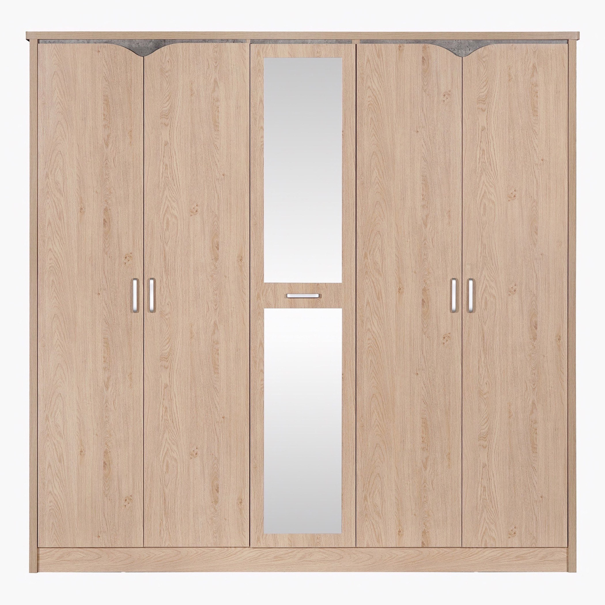 خزانة ملابس 5 أبواب مع مرآة - فيجي من موڤو-hbxfurniture-wardrobes-image-2