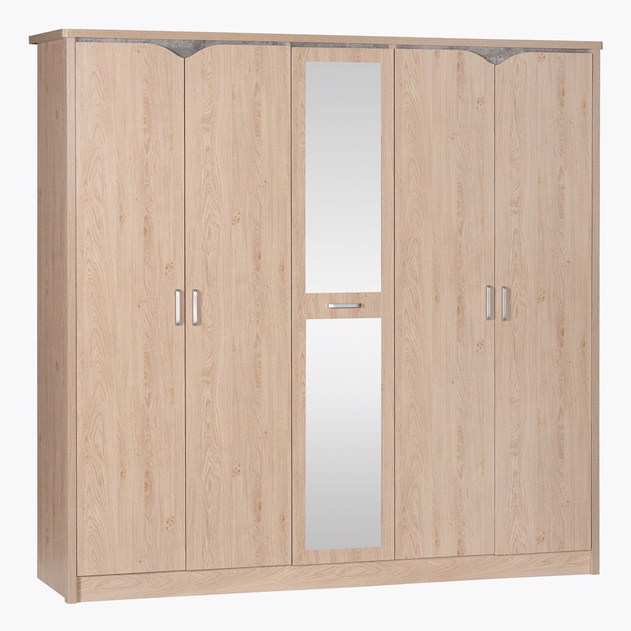 خزانة ملابس 5 أبواب مع مرآة - فيجي من موڤو-hbxfurniture-wardrobes-image-3