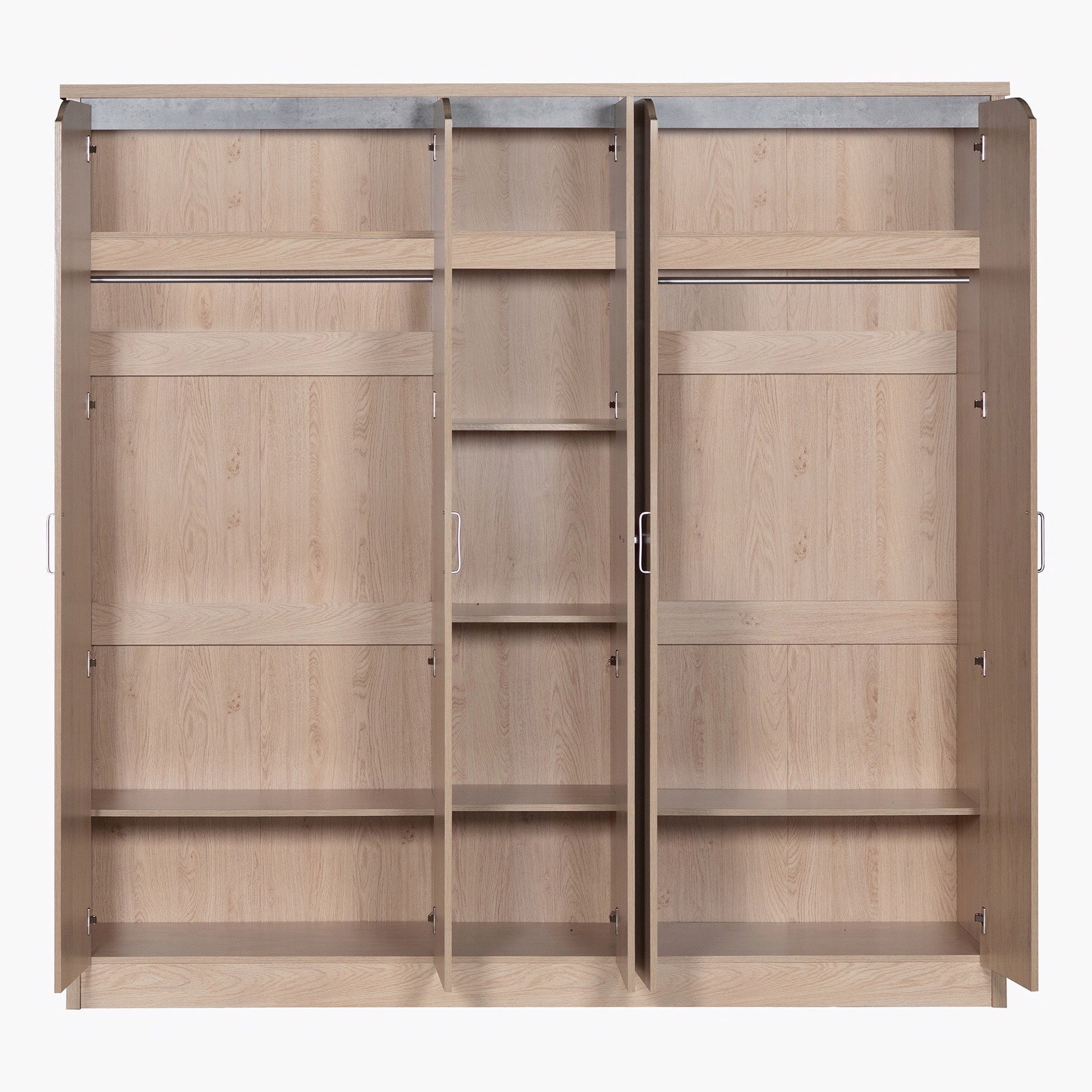 خزانة ملابس 5 أبواب مع مرآة - فيجي من موڤو-hbxfurniture-wardrobes-image-4