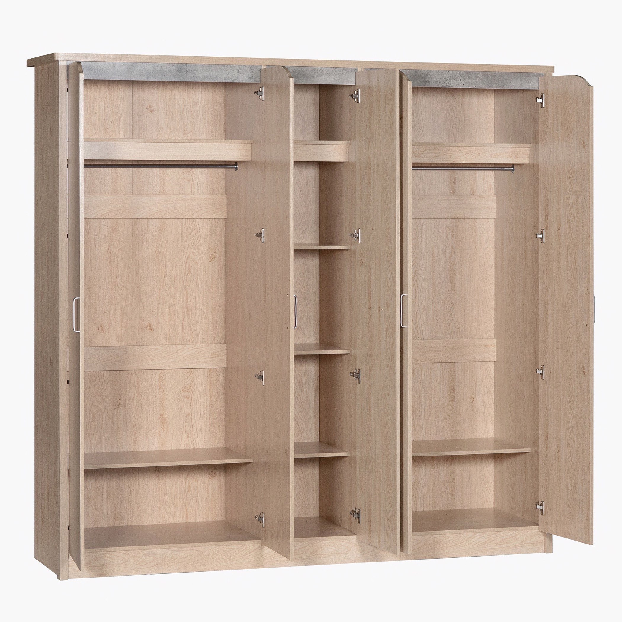 خزانة ملابس 5 أبواب مع مرآة - فيجي من موڤو-hbxfurniture-wardrobes-image-5