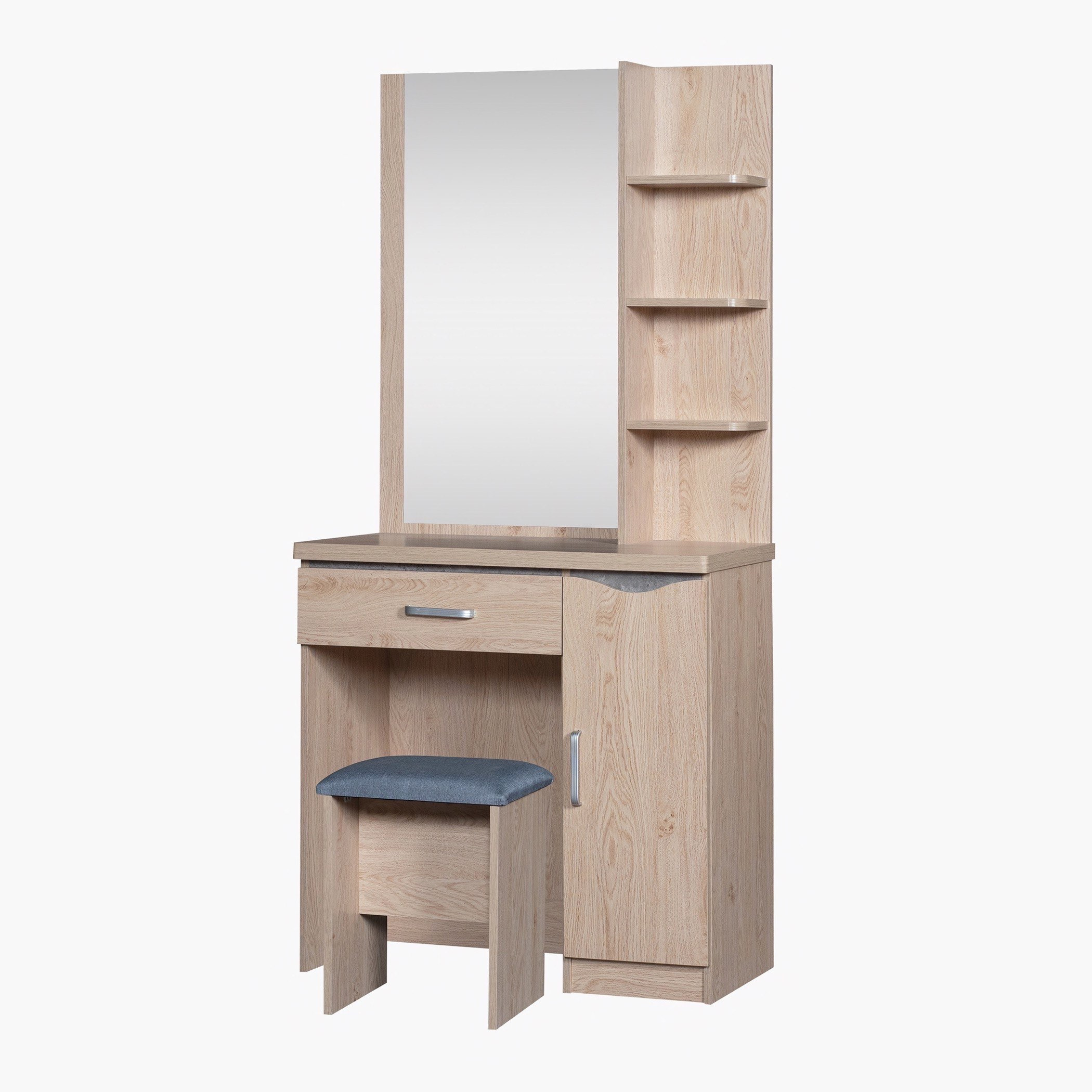 طاولة تزيين بمرآة ومقعد - فيجي من موڤو -hbxfurniture-kidsroom-kidsdressersandmirrors-image-3