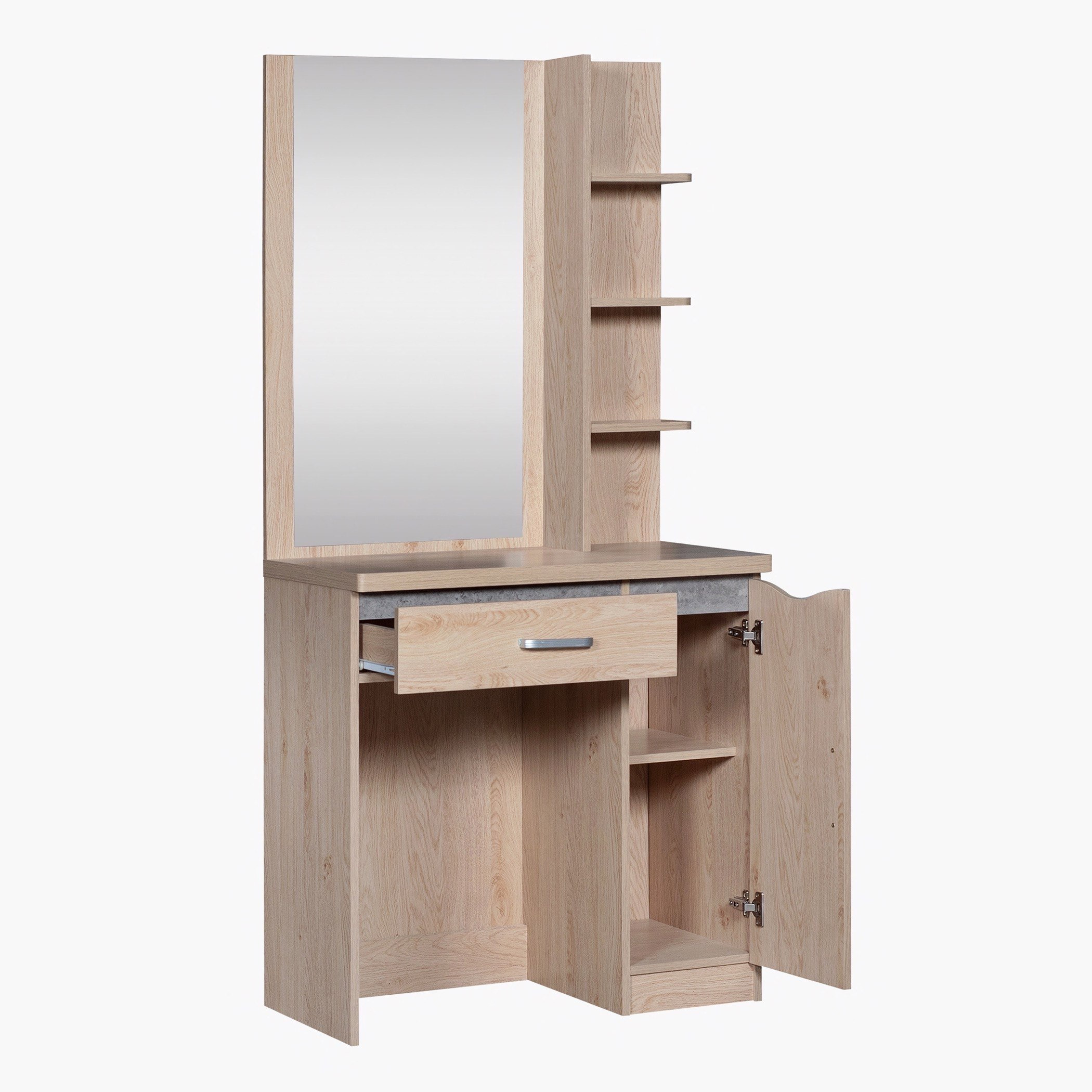 طاولة تزيين بمرآة ومقعد - فيجي من موڤو -hbxfurniture-kidsroom-kidsdressersandmirrors-image-4