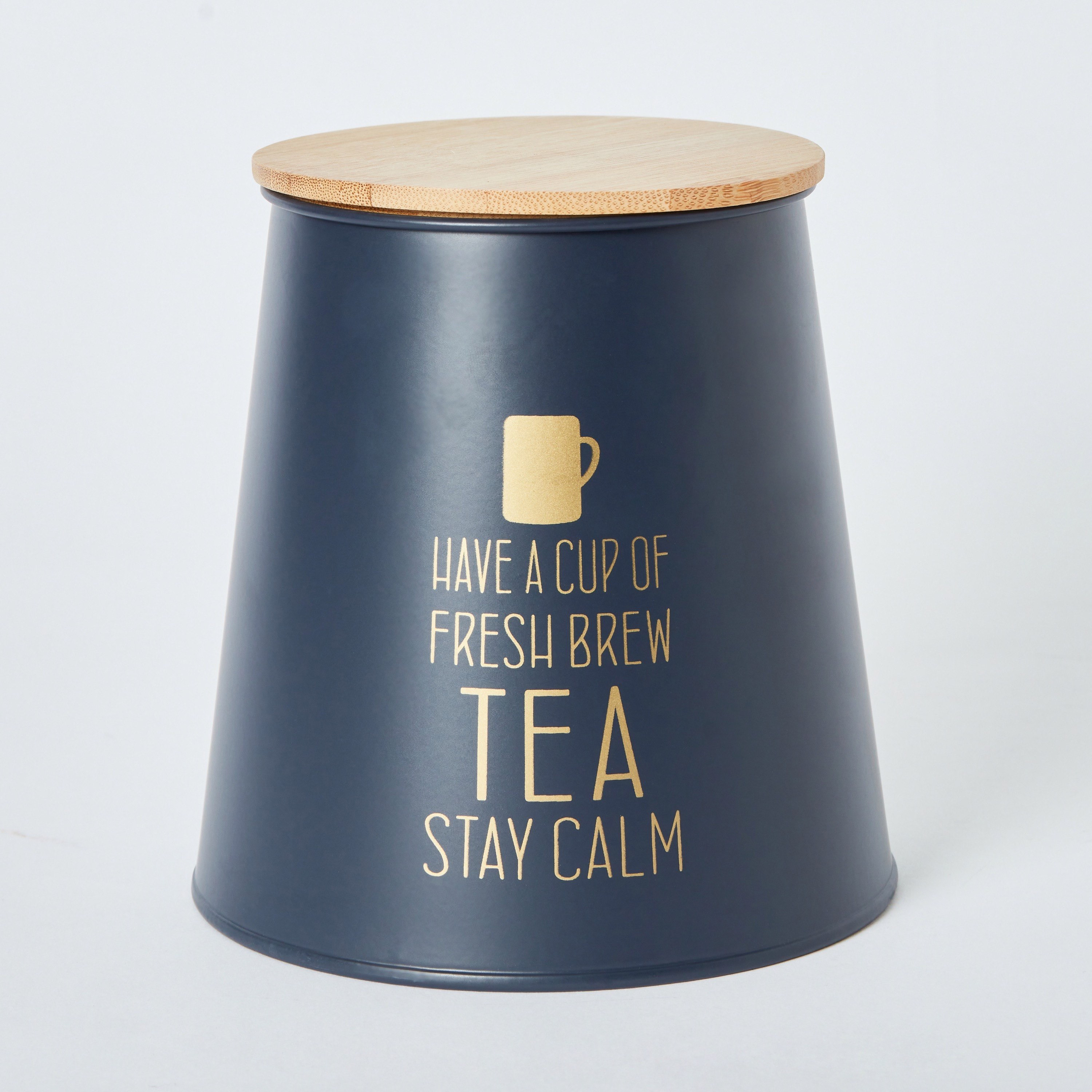 علبة شاي بشكل مخروطي وغطاء خيزران من كويزين آرت-hbxhomeware-hbxkitchen-image-4