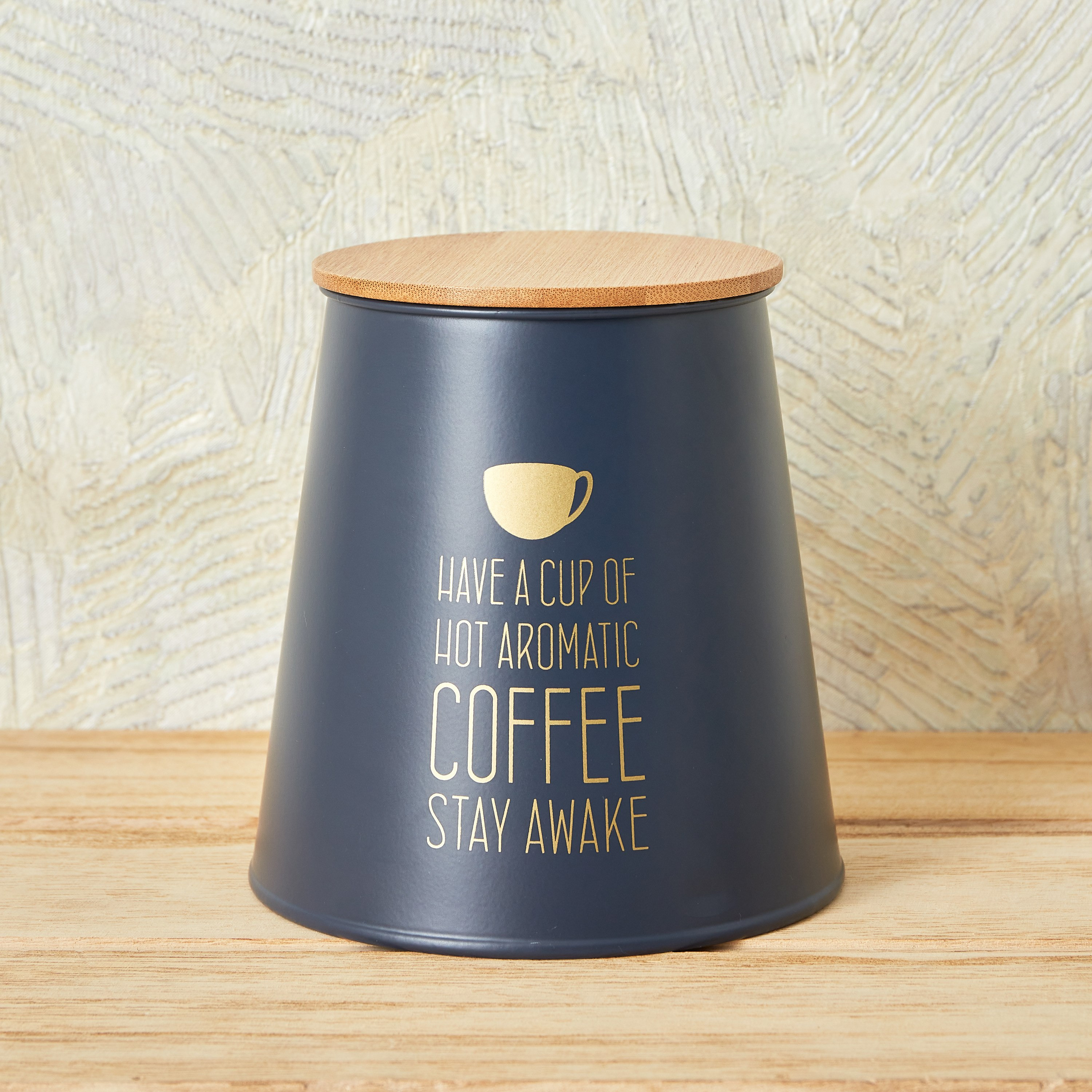 حاوية قهوة بشكل مخروطي وغطاء خيزران من كويزين آرت-hbxhomeware-hbxkitchen-image-1