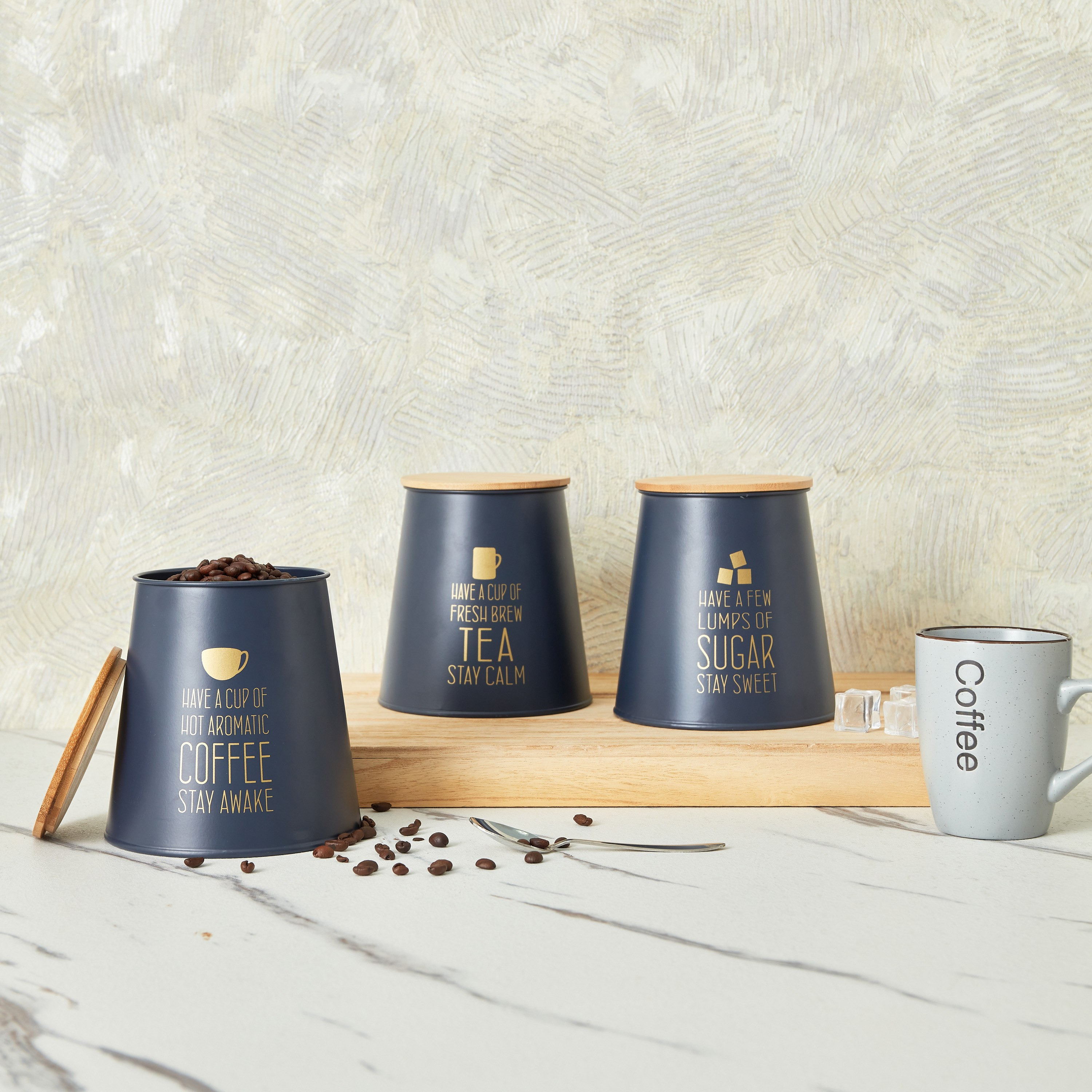 حاوية قهوة بشكل مخروطي وغطاء خيزران من كويزين آرت-hbxhomeware-hbxkitchen-image-4