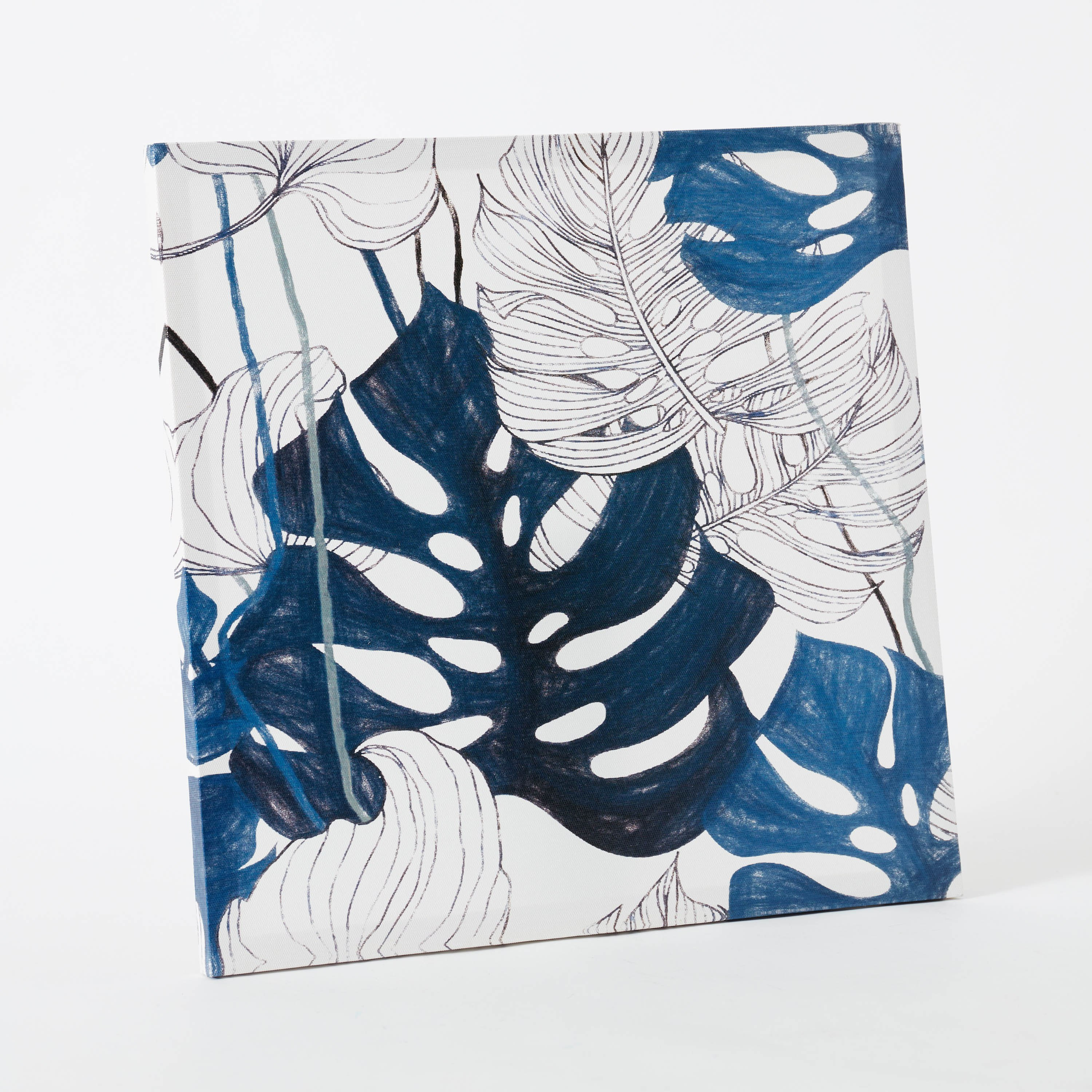 لوحة كانفاس غير مؤطرة بتصميم أوراق من إلمر- 40x2x40 سم-hbxhomeware-hbxdecorandfurnishings-image-5