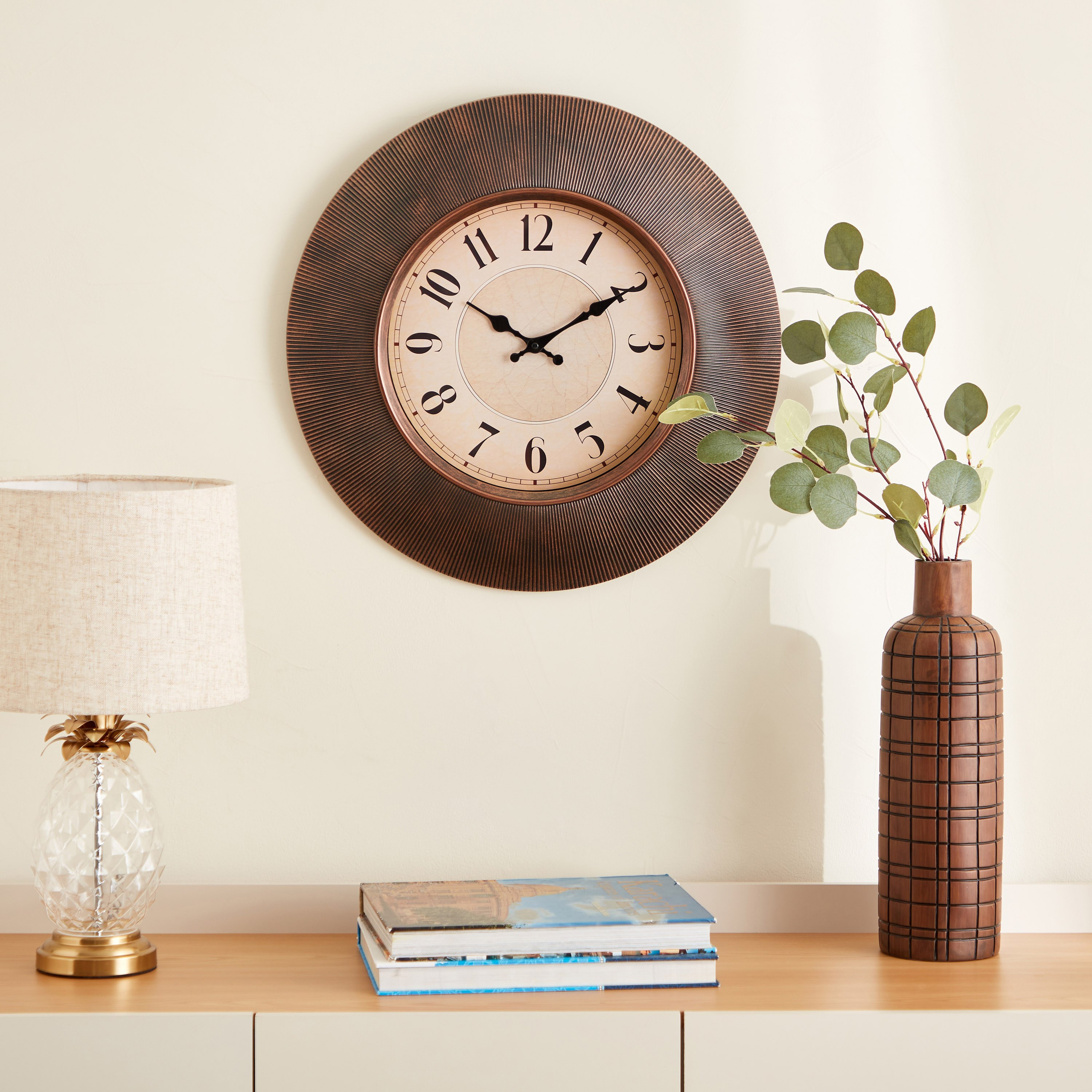 Delphine Wall Clock - 51x5 cm-hbxdiningroom-decorandaccessories-clocks-image-4