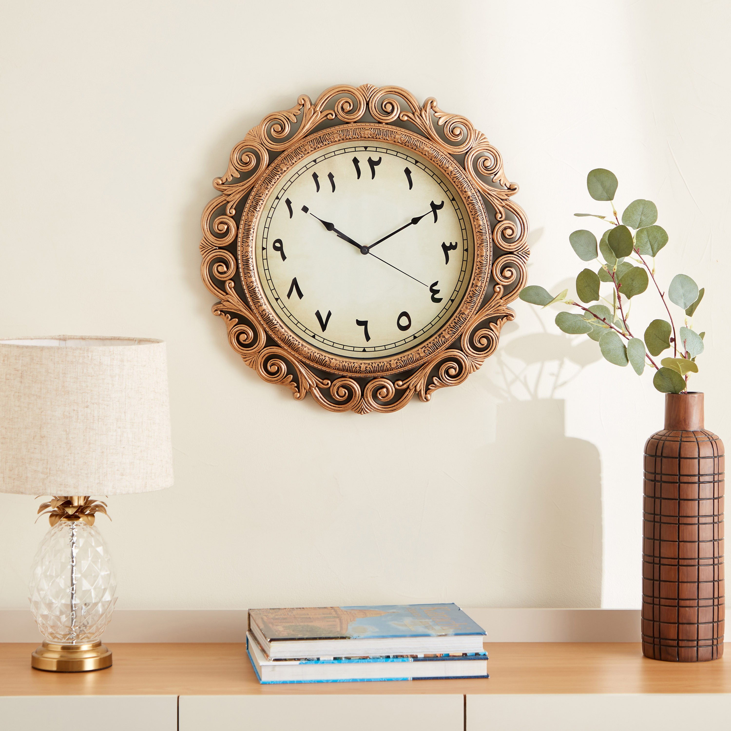 ساعة حائط من دلفين - 51x5 سم-hbxdiningroom-decorandaccessories-clocks-image-4