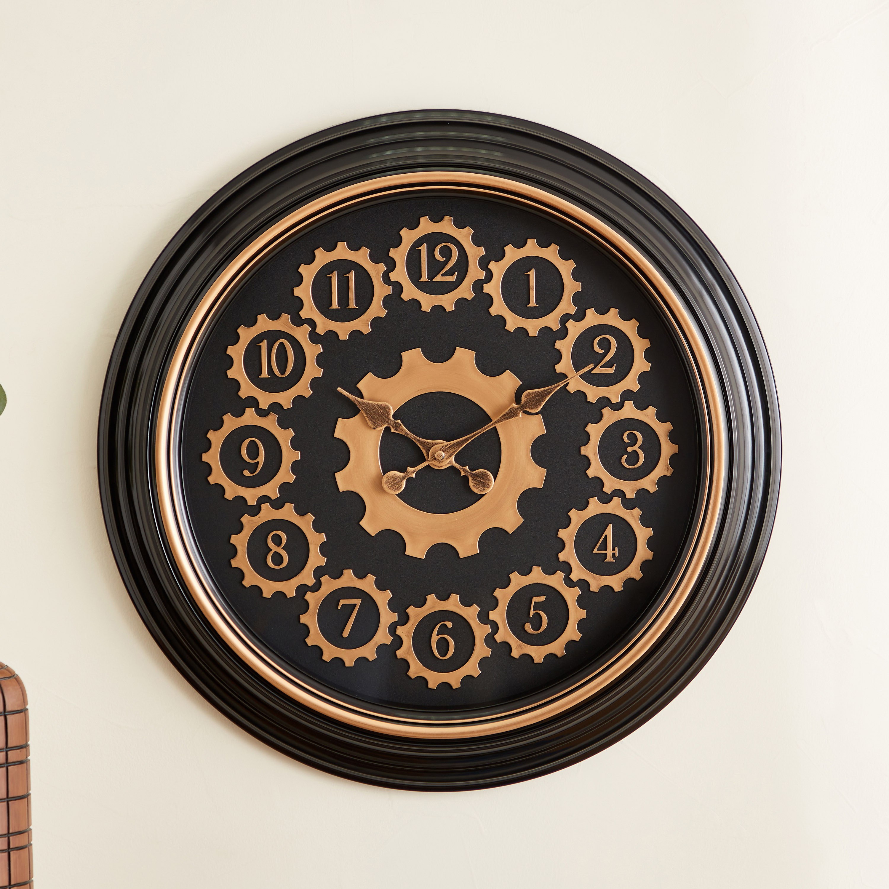 ساعة حائط من دلفين - 51x5 سم-hbxdiningroom-decorandaccessories-clocks-image-1
