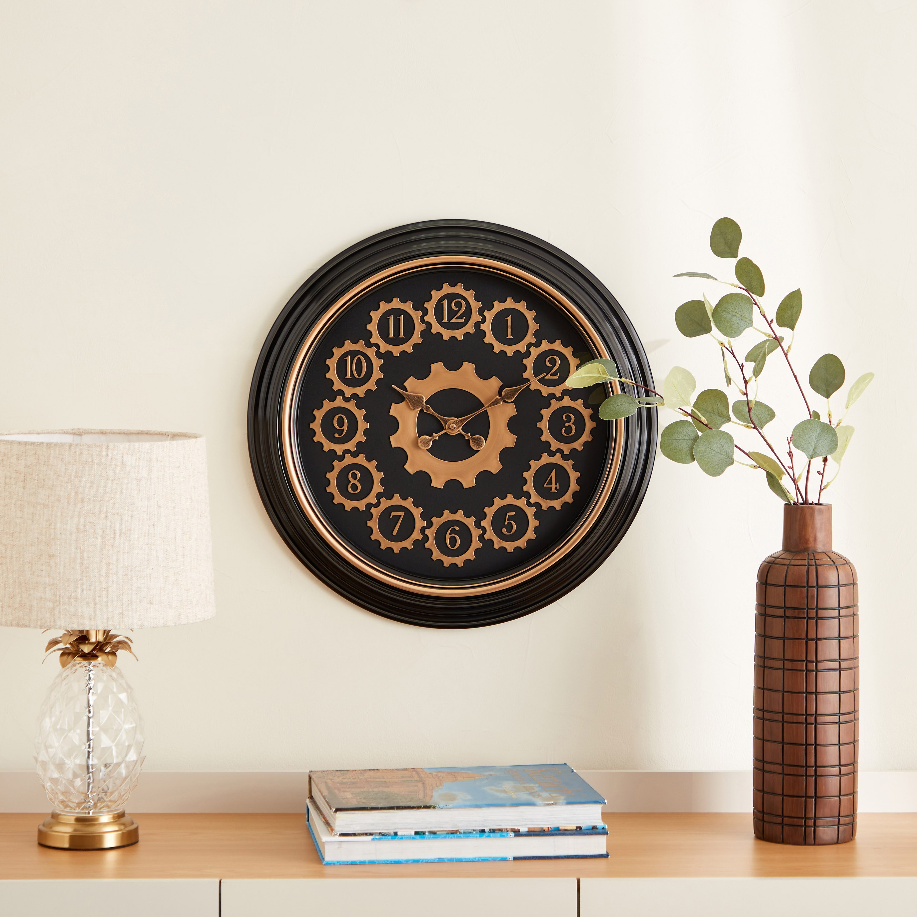 ساعة حائط من دلفين - 51x5 سم-hbxdiningroom-decorandaccessories-clocks-image-4