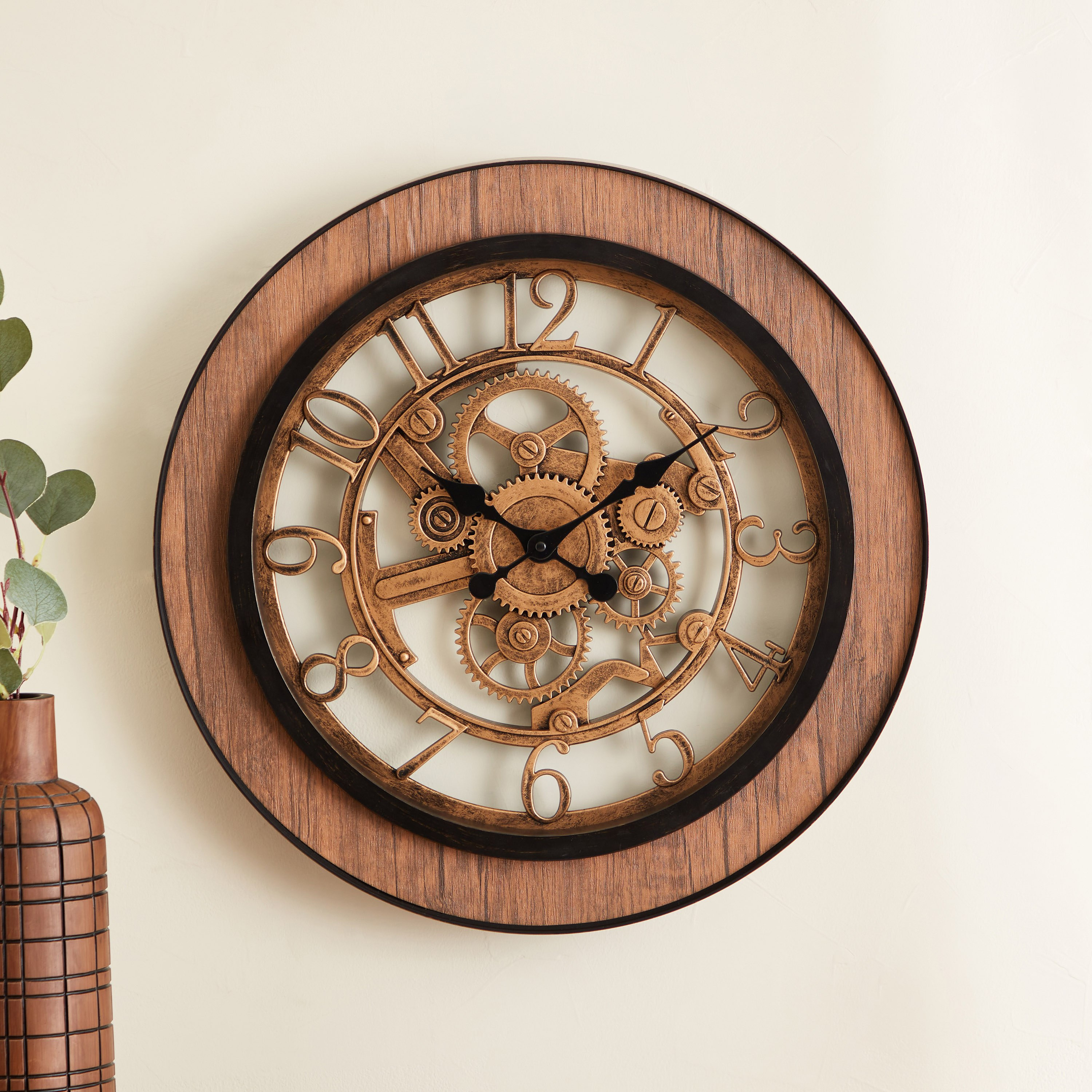 ساعة حائط من دلفين - 50x5 سم-hbxdiningroom-decorandaccessories-clocks-image-1
