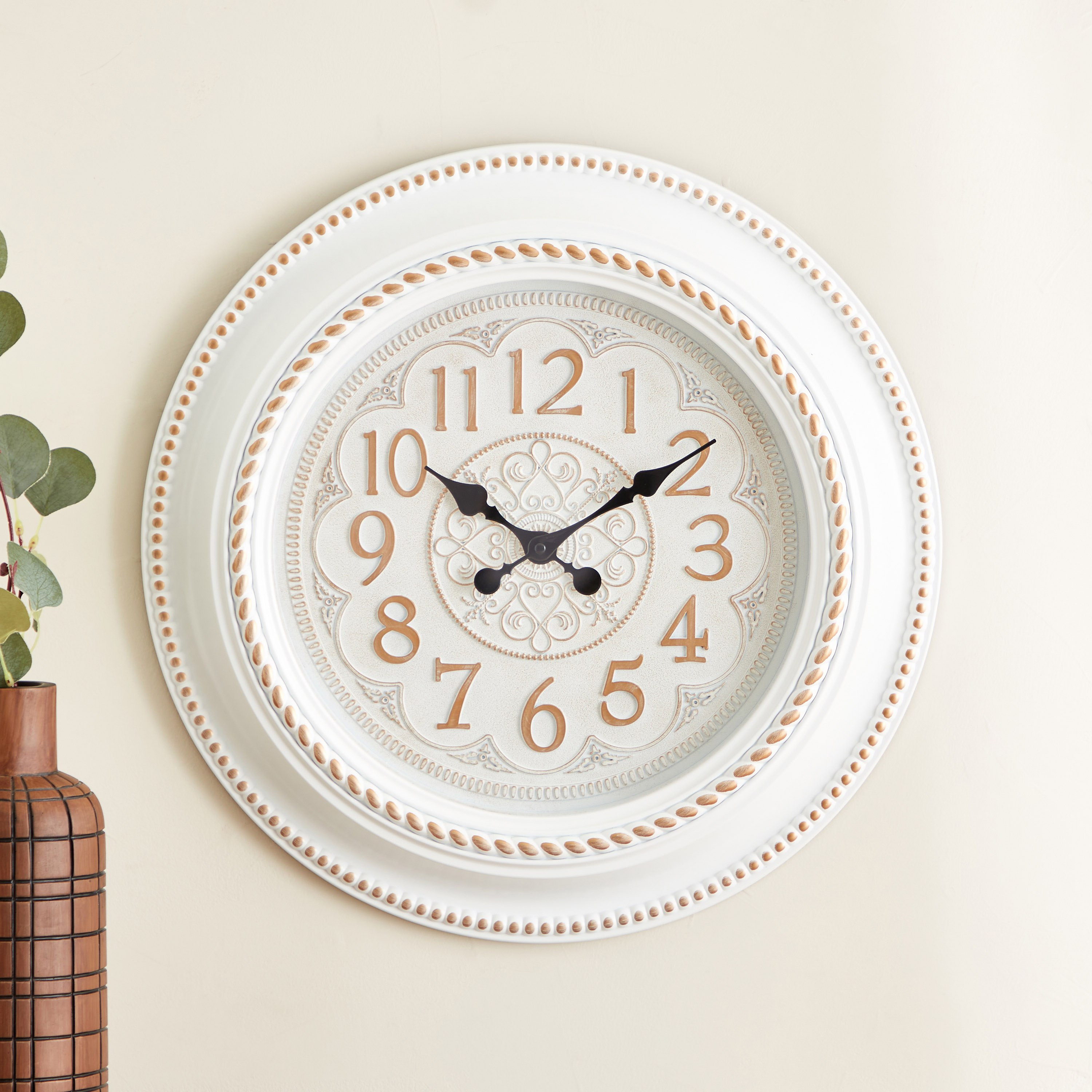 ساعة حائط من دلفين - 51x6 سم-hbxdiningroom-decorandaccessories-clocks-image-1