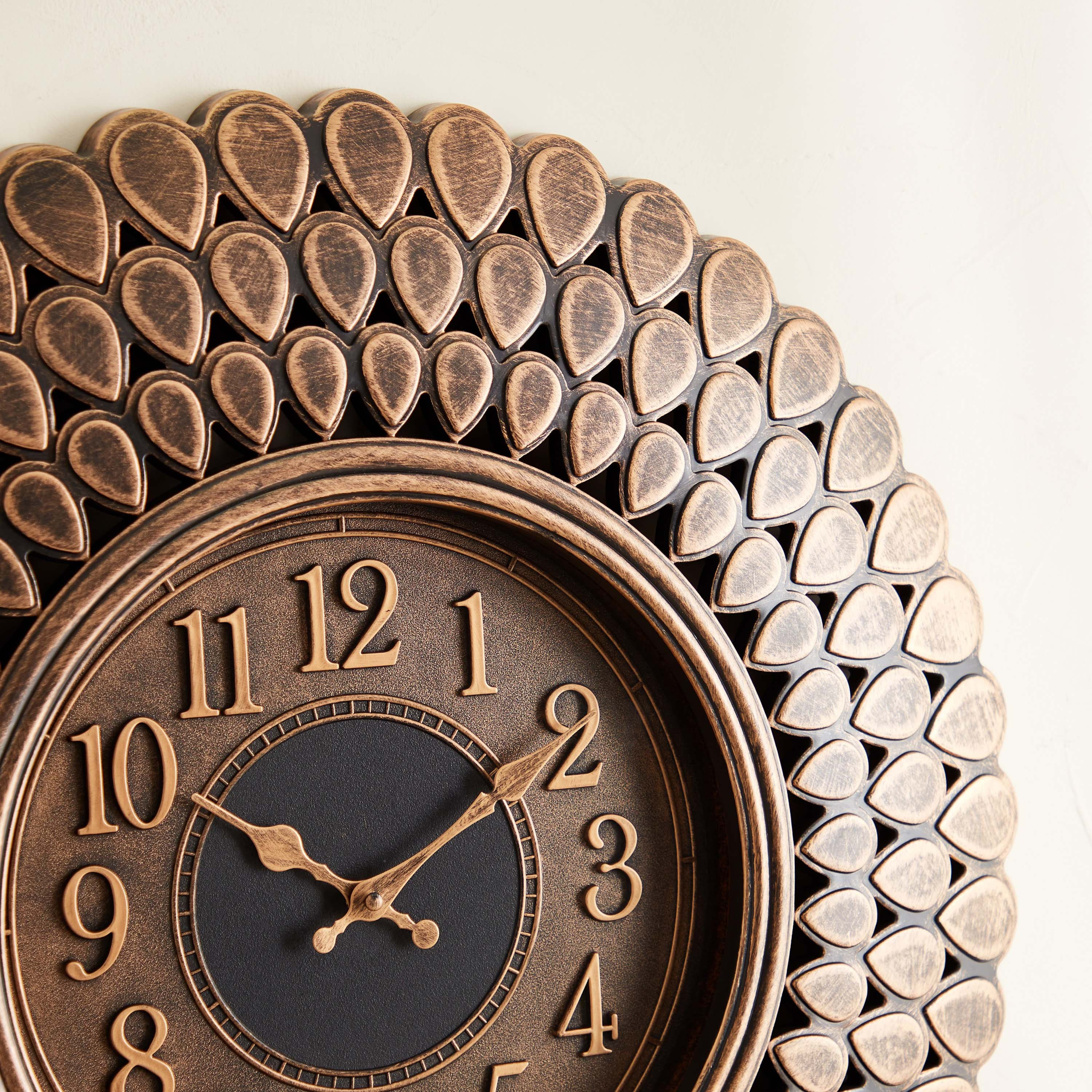 ساعة حائط بإطار على شكل قطرة من دلفين - 61 × 5 سم-hbxdiningroom-decorandaccessories-clocks-image-3