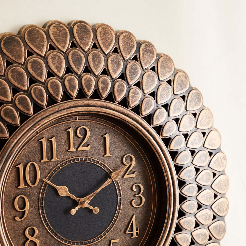 Delphine Wall Clock with Drop Shaped Border - 61x5 cm-Clocks-image-2