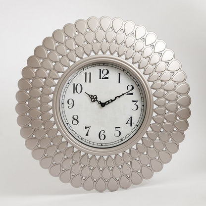Delphine Wall Clock with Drop Shaped Border - 61x5 cm