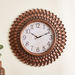 Delphine Wall Clock with Pointed Petal Shaped Border - 55x5 cm-Clocks-thumbnailMobile-0