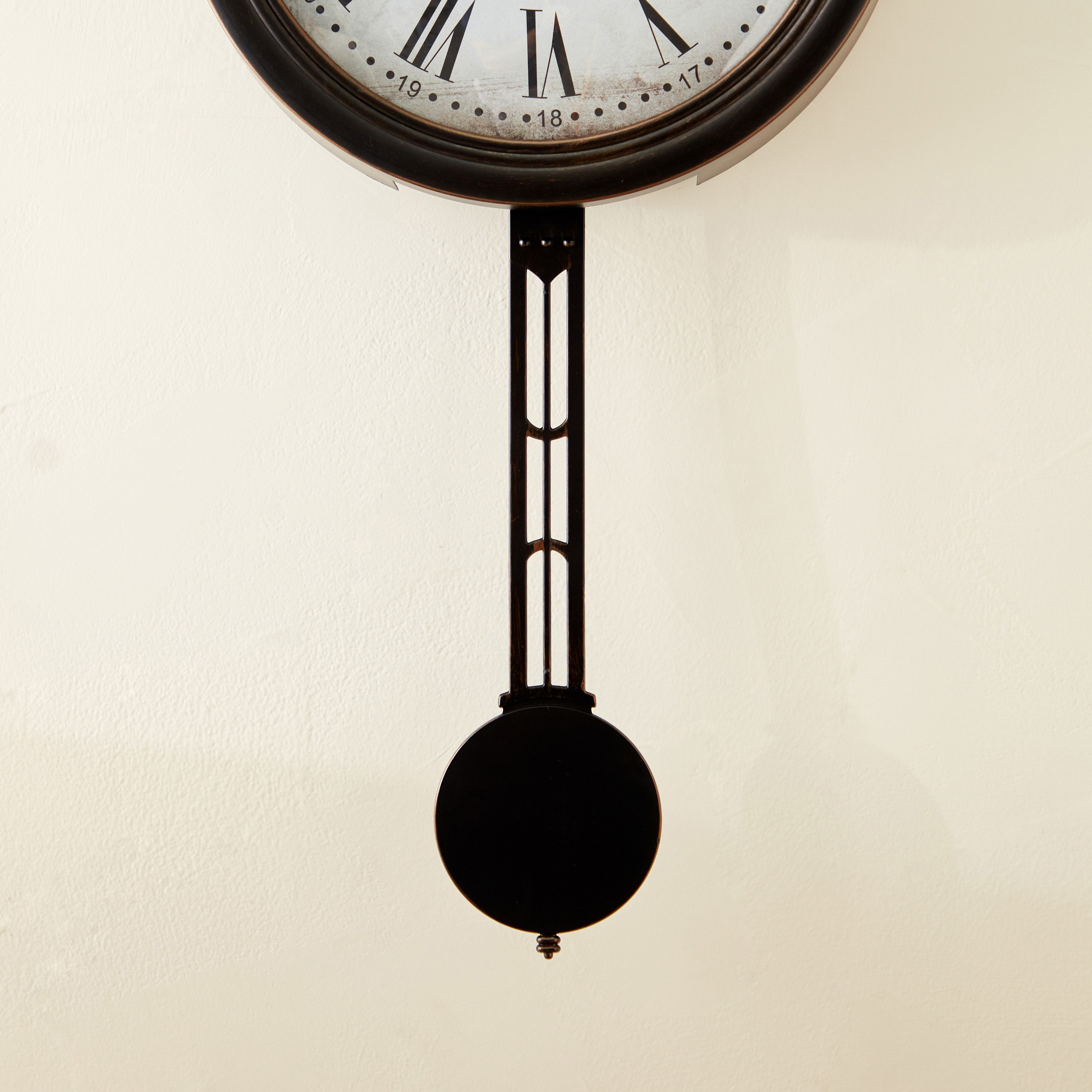 ساعة حائط برقاص من دلفين - 25.4x5.8x55.5 سم-hbxdiningroom-decorandaccessories-clocks-image-4