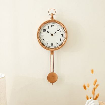 Delphine Wall Clock with Pendulum - 19.7x4.8x41.9 cms