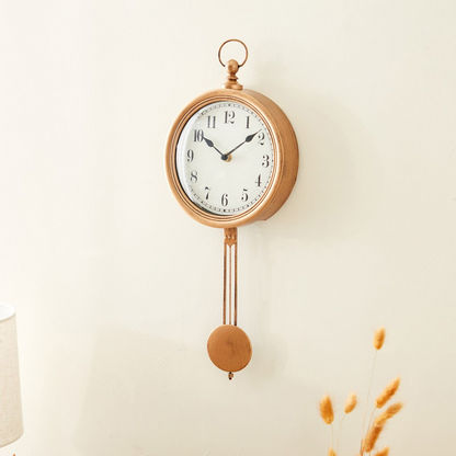 Delphine Wall Clock with Pendulum - 19.7x4.8x41.9 cms