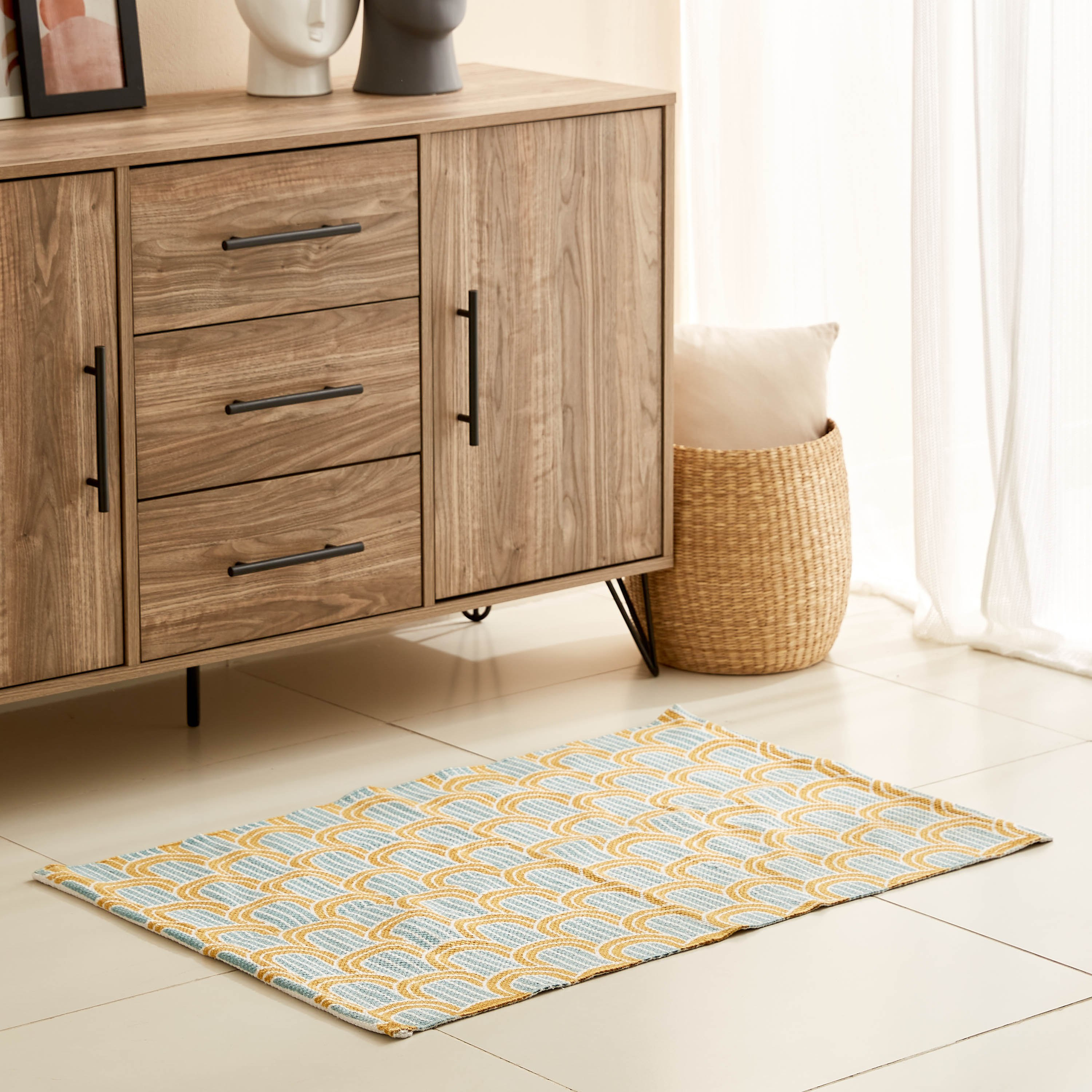 سجادة دوري قطن من أوليفر مارتن - 60x90 سم-hbxdecorandfurnishings-floorcoverings-rugs-image-1