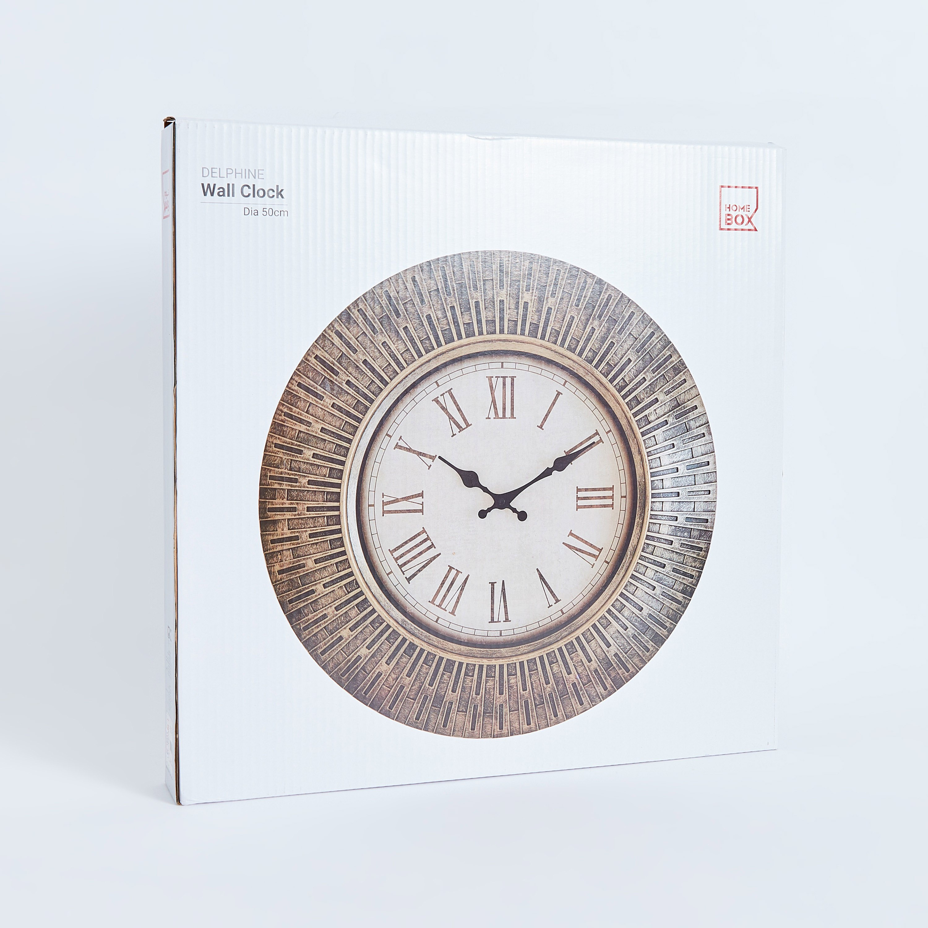 Delphine Wall Clock with Line Cut Work Border-hbxdiningroom-decorandaccessories-clocks-image-5
