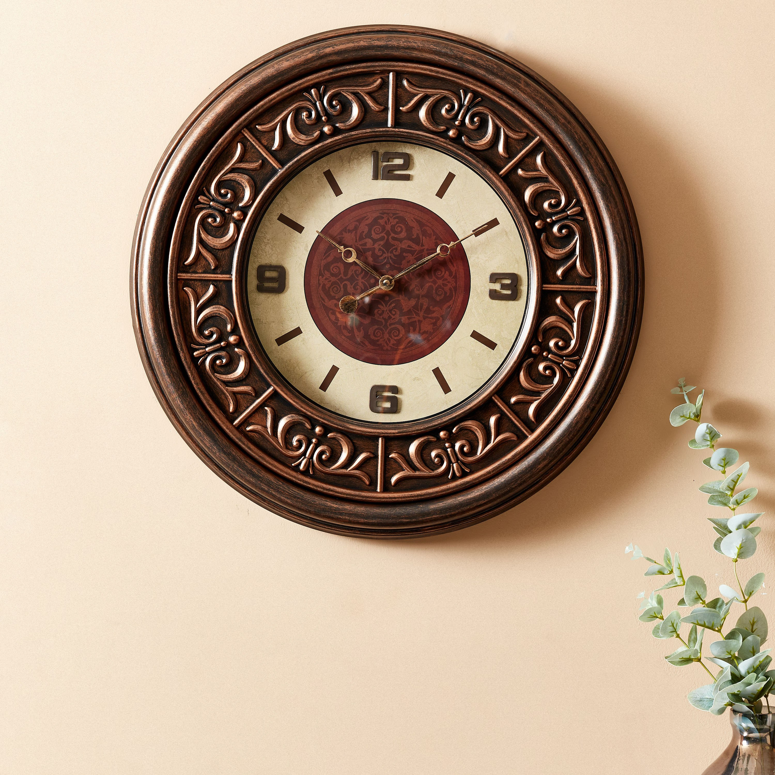 ساعة حائط بإطار مزدوج من دلفين-hbxdiningroom-decorandaccessories-clocks-image-1